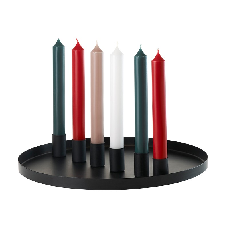 6 bougeoirs aimantés sur plateau pour bougies 6 bougeoirs aimantés sur plateau pour bougies