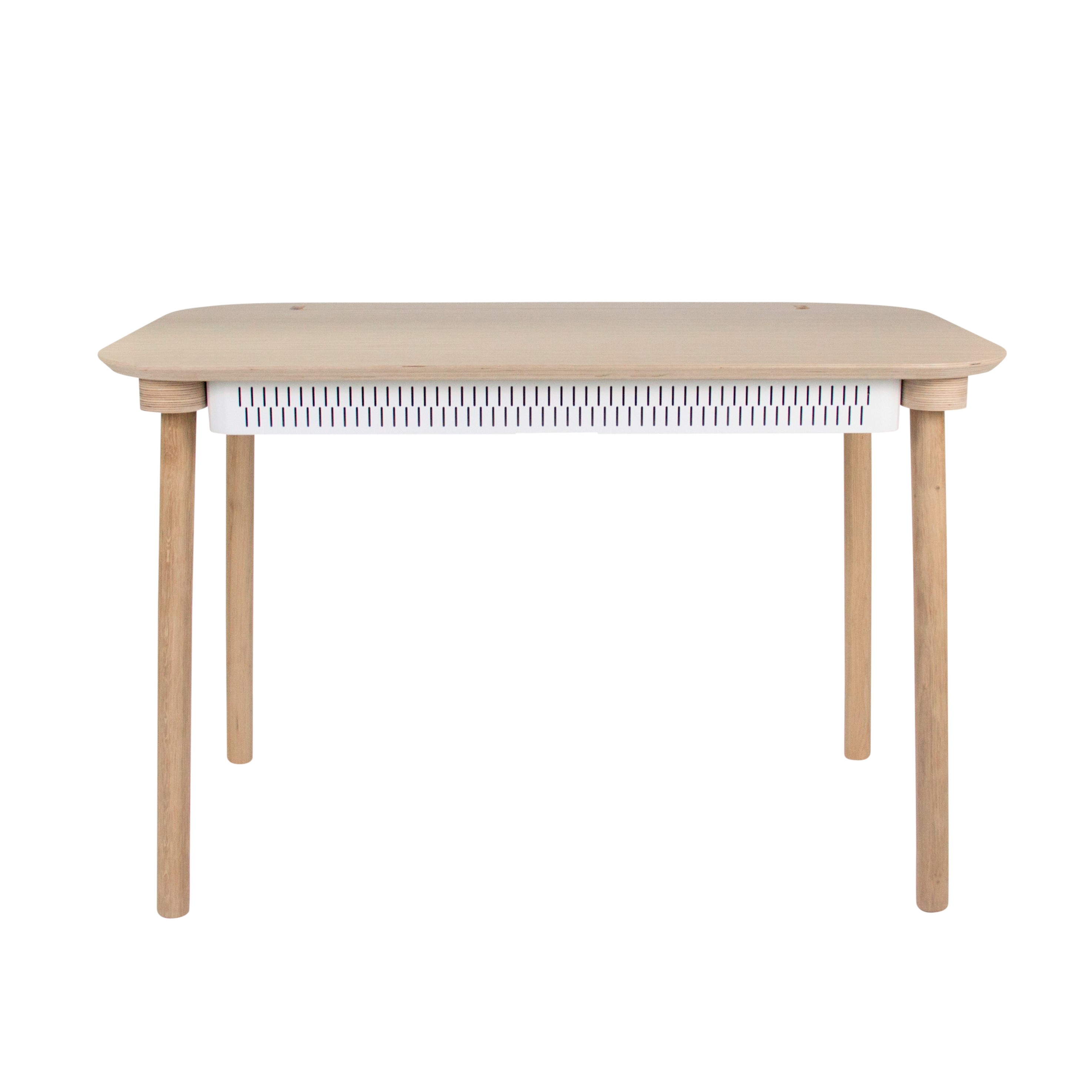 Bureau en chêne avec tiroir blanc Bureau en chêne avec tiroir blanc