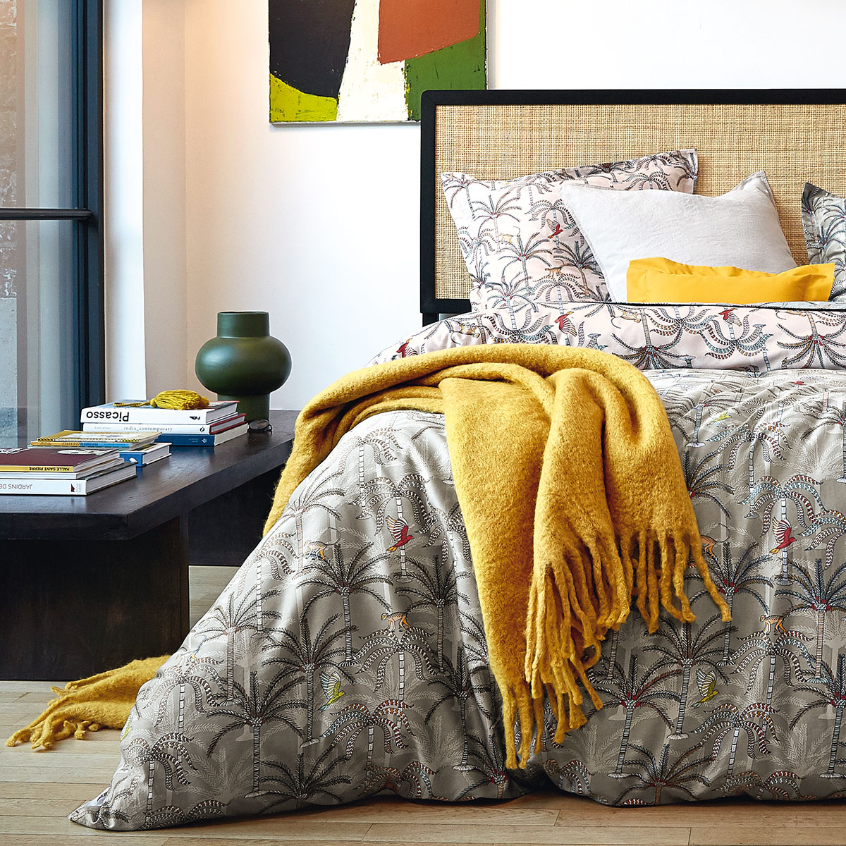 Housse de couette satin Multicouleurs 240 x 220 cm Housse de couette satin Multicouleurs 240 x 220 cm