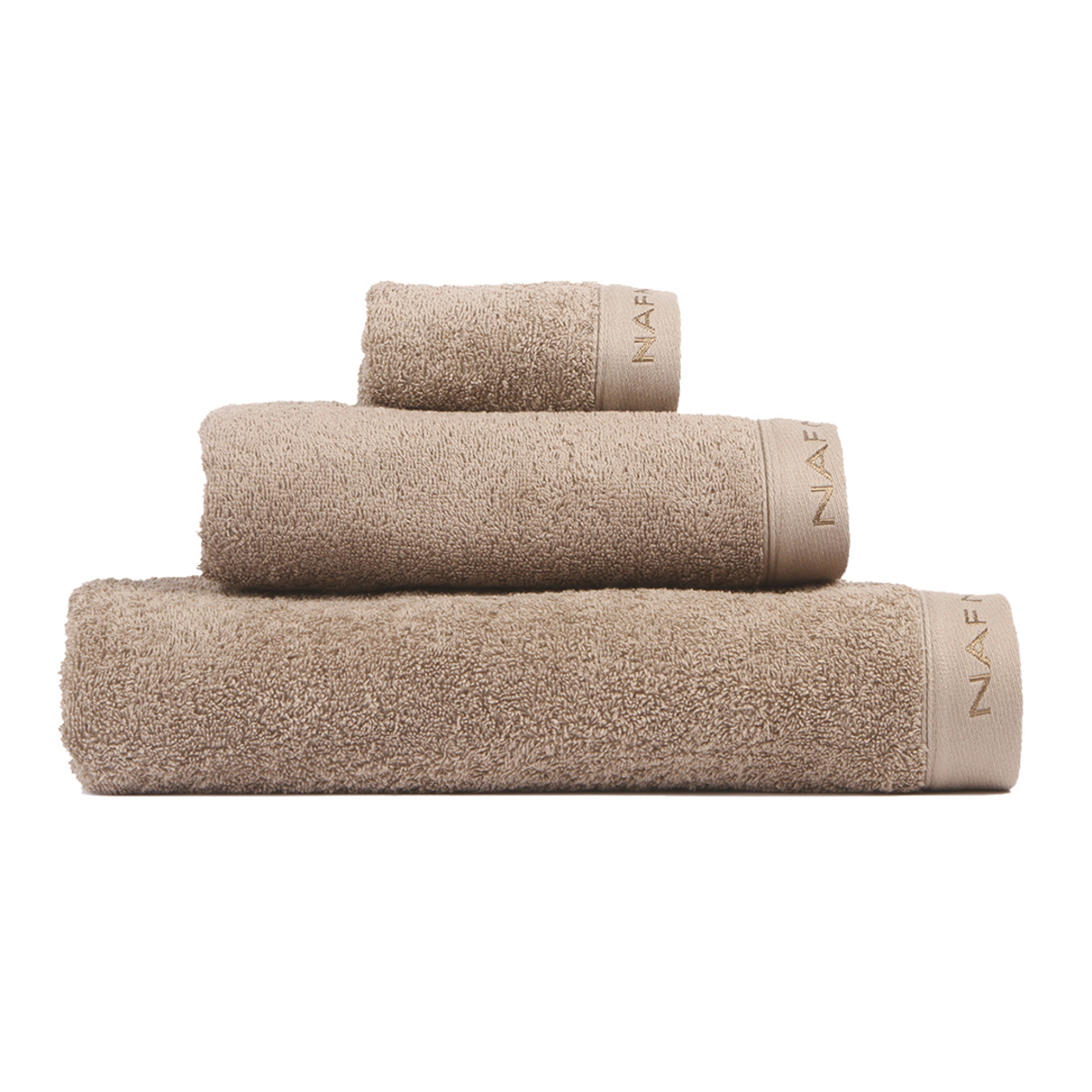 CASUAL - Set de bain trois pièces marron CASUAL - Set de bain trois pièces marron