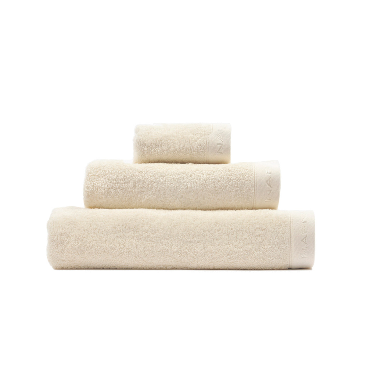 CASUAL - Set de bain trois pièces crème CASUAL - Set de bain trois pièces crème