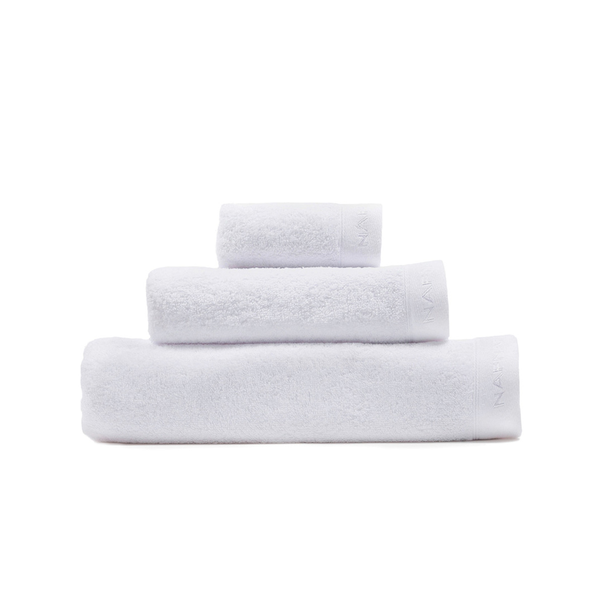 CASUAL - Set de bain trois pièces blanc (photo) CASUAL - Set de bain trois pièces blanc