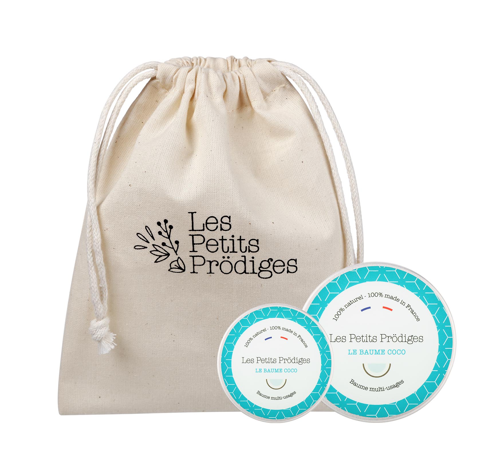 Coffret Duo Baumes multi-usages coco 30ml et 100ml (photo) Coffret Duo Baumes multi-usages coco 30ml et 100ml