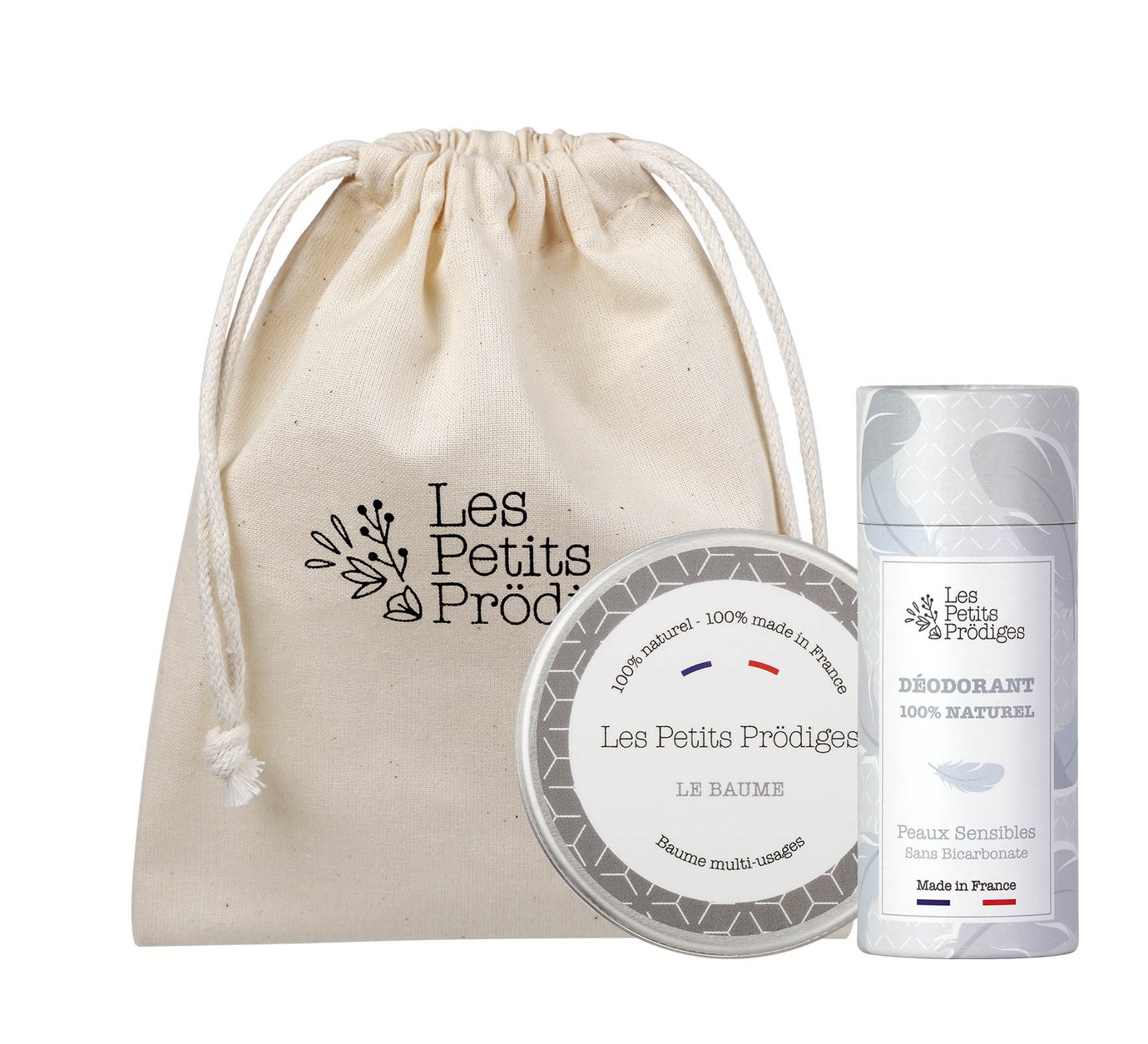 Coffret Duo déodorant Peaux Sensibles et Baume multi-usages 100ml (photo) Coffret Duo déodorant Peaux Sensibles et Baume multi-usages 100ml