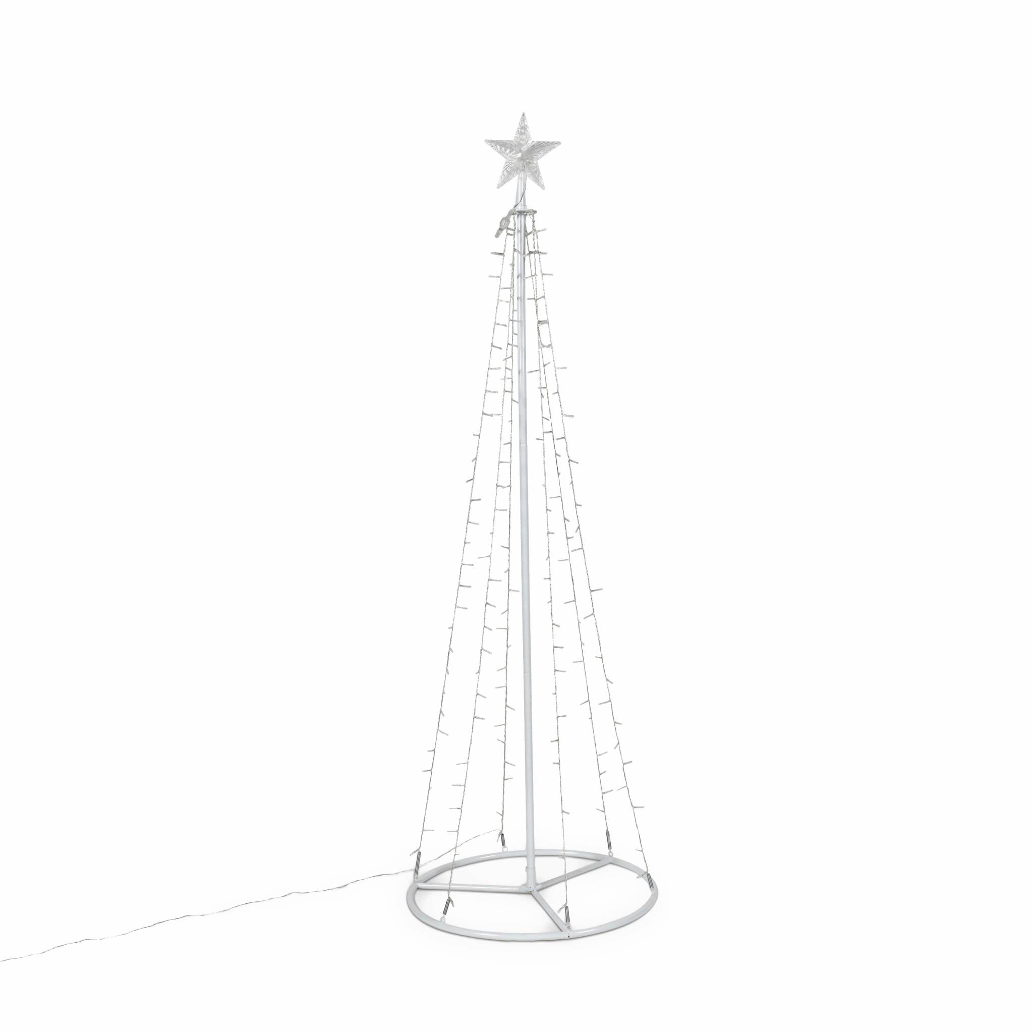 Arbre de Noël lumineuse intérieur ou extérieur avec 200 LEDS H180 Arbre de Noël lumineuse intérieur ou extérieur avec 200 LEDS H180