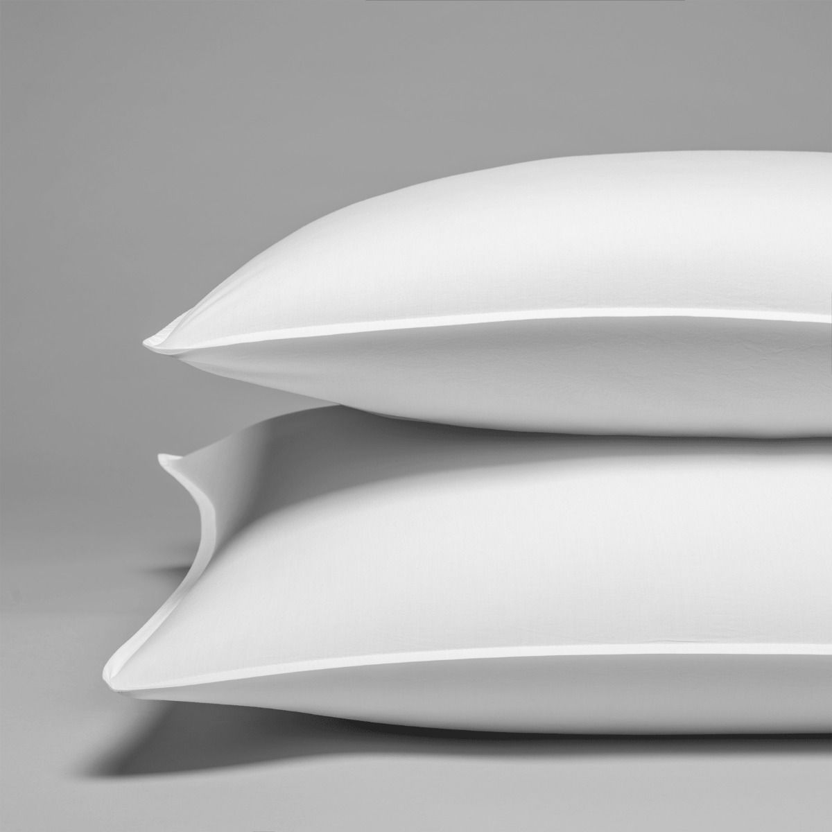 Taie d’oreiller percale lavée de coton peigné 120 fils 50x70 Taie d’oreiller percale lavée de coton peigné 120 fils 50x70