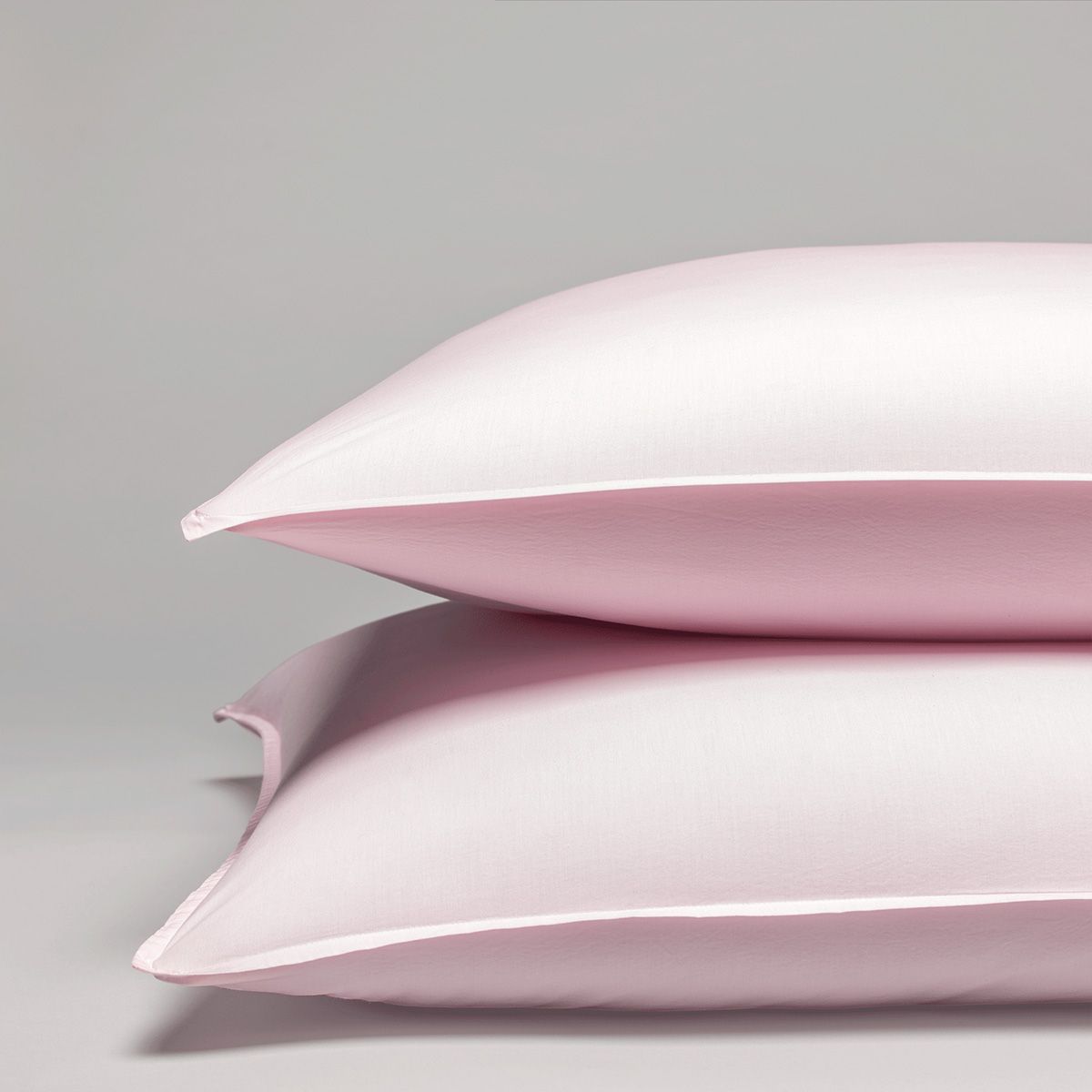 Taie d’oreiller percale lavée de coton peigné 120 fils 65x65 Taie d’oreiller percale lavée de coton peigné 120 fils 65x65