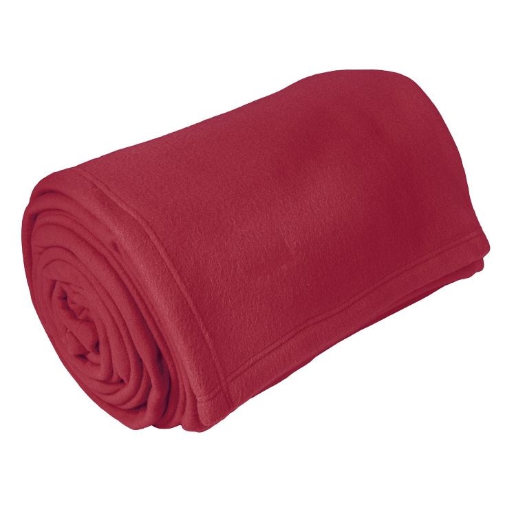 Couverture polaire framboise 260X240 Couverture polaire framboise 260X240