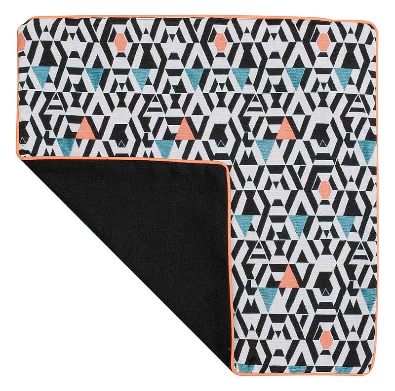 Housse de coussin en coton bleu 40x40 Housse de coussin en coton bleu 40x40
