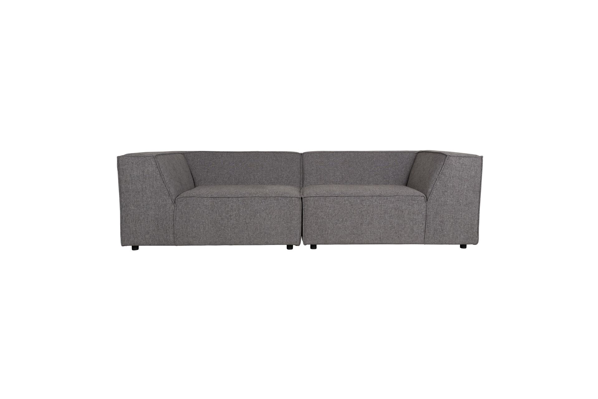 Canapé 3 places en tissu gris foncé Canapé 3 places en tissu gris foncé