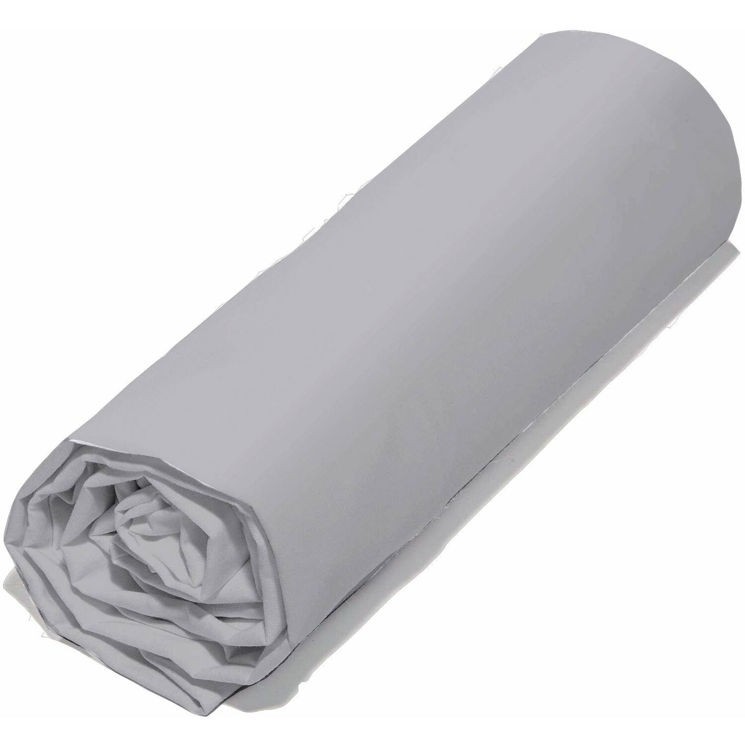 Drap Housse coton gris 160x200 cm (photo) Drap Housse coton gris 160x200 cm