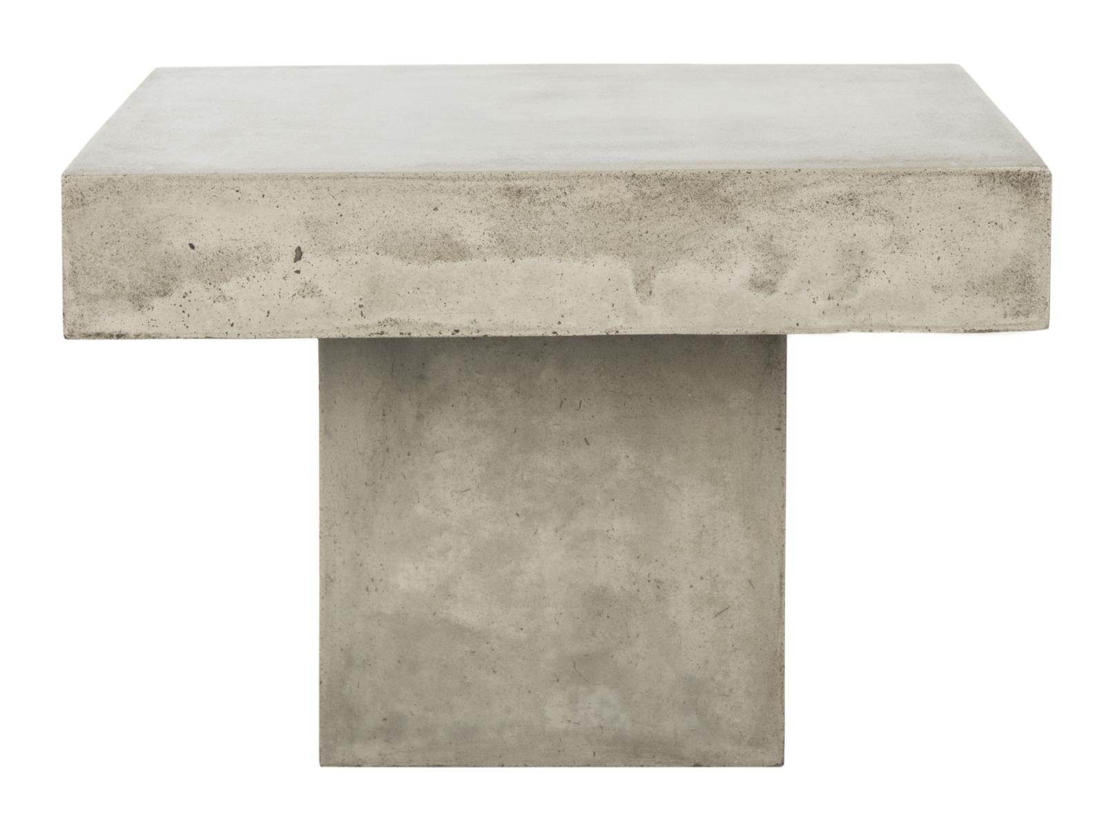 Table basse d'extérieur Béton en gris, 60 X 60 X 40 cm