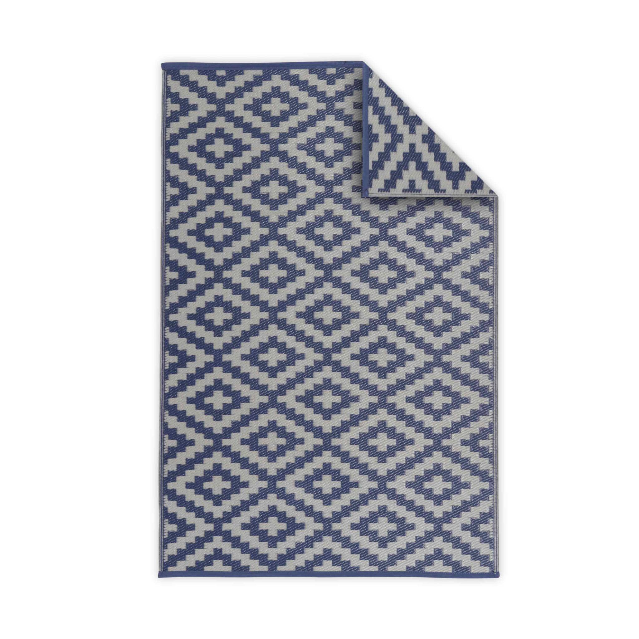 Tapis d'extérieur 180x270cm rectangulaire motif losange Tapis d'extérieur 180x270cm rectangulaire motif losange