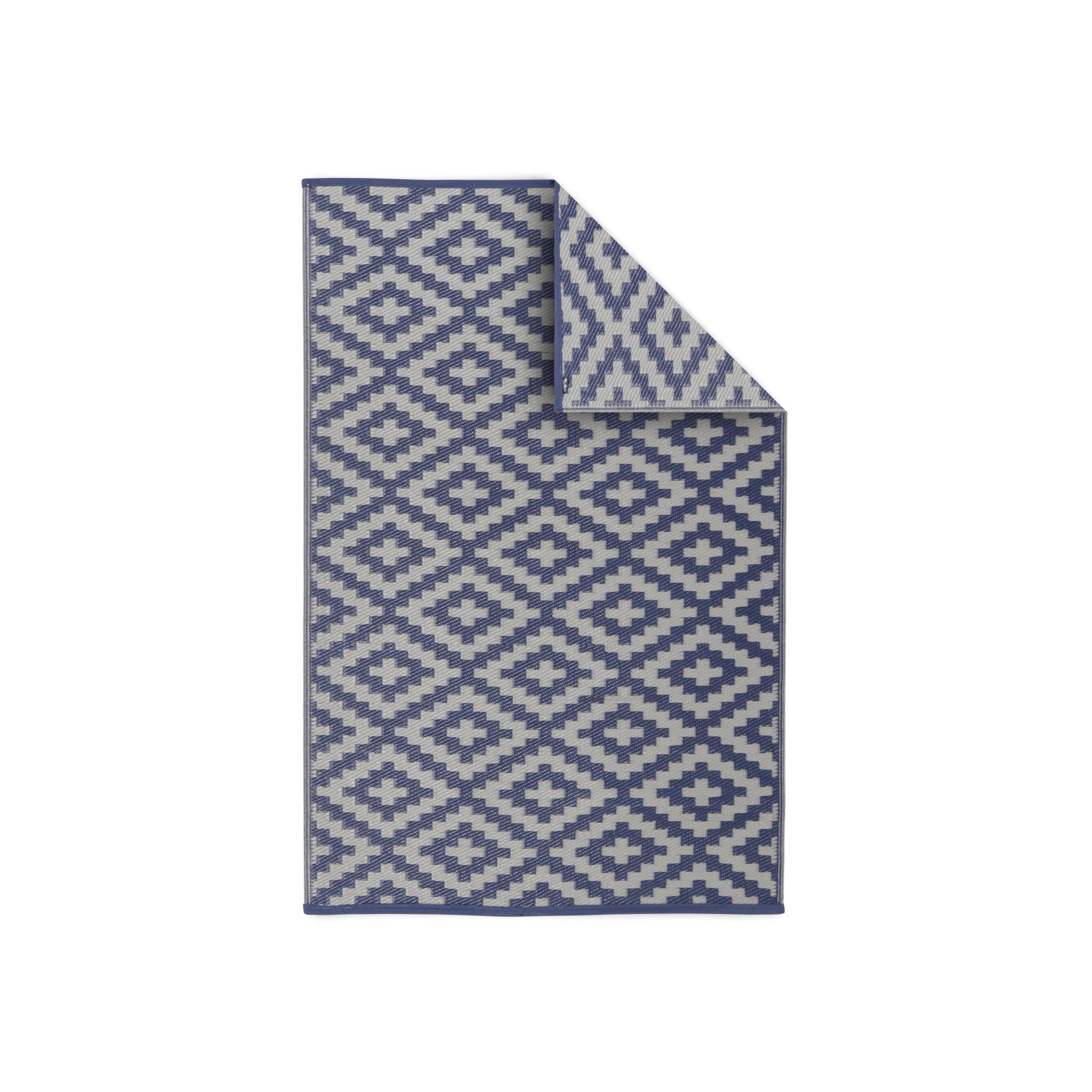 Tapis d'extérieur 120x180cm rectangulaire motif losange Tapis d'extérieur 120x180cm rectangulaire motif losange