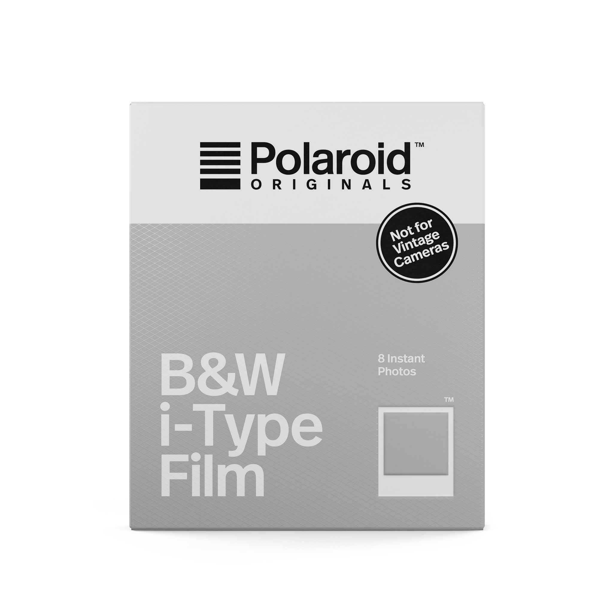 Papier photo instantané noir et blanc Polaroid 8 feuilles pour i-Type (photo) Papier photo instantané noir et blanc Polaroid 8 feuilles pour i-Type