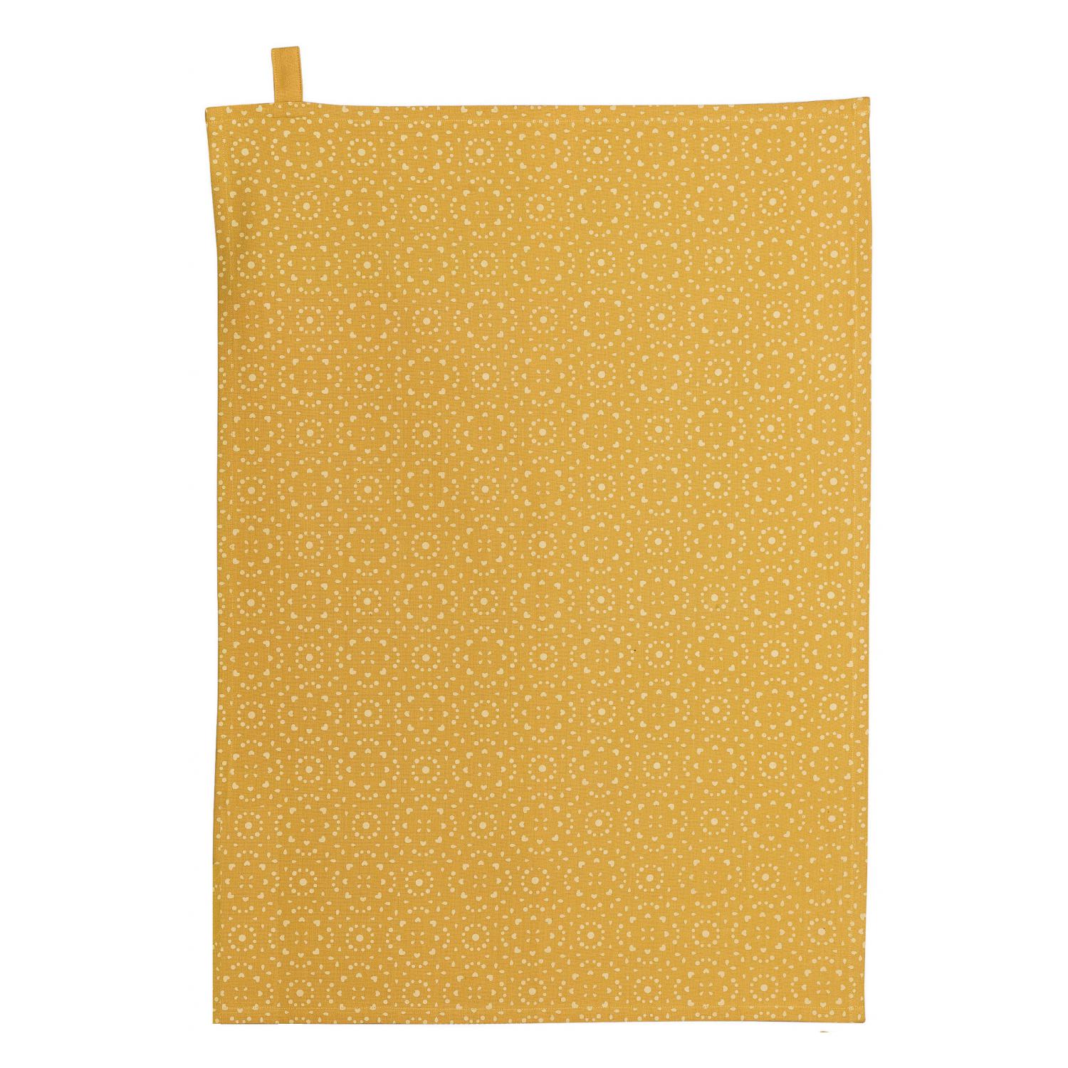 Torchon en coton jaune 50x70 Torchon en coton jaune 50x70