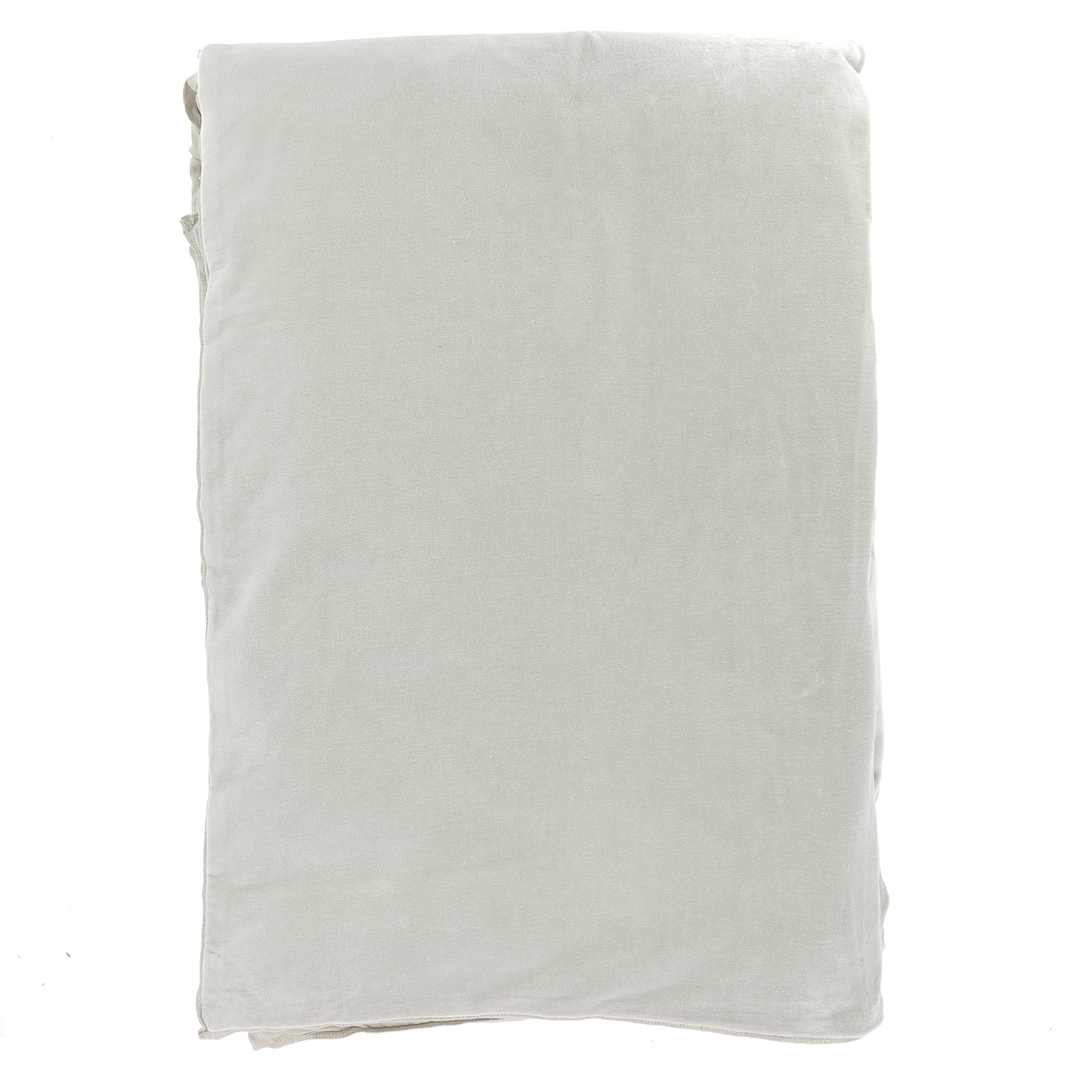 Edredon en velours de coton 90x200 cm beige