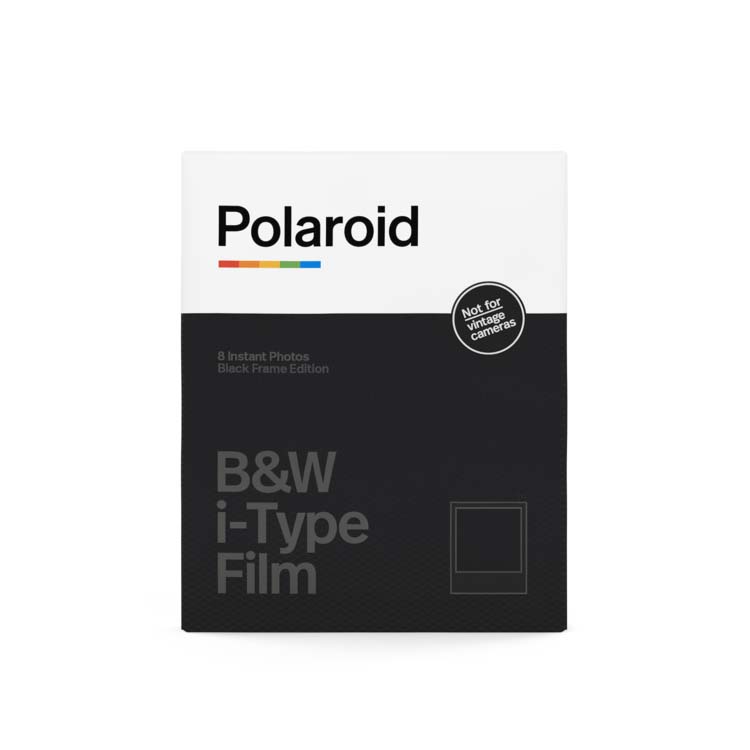 Papier photo instantané Polaroid 8 feuilles cadre noir pour i-Type (photo) Papier photo instantané Polaroid 8 feuilles cadre noir pour i-Type
