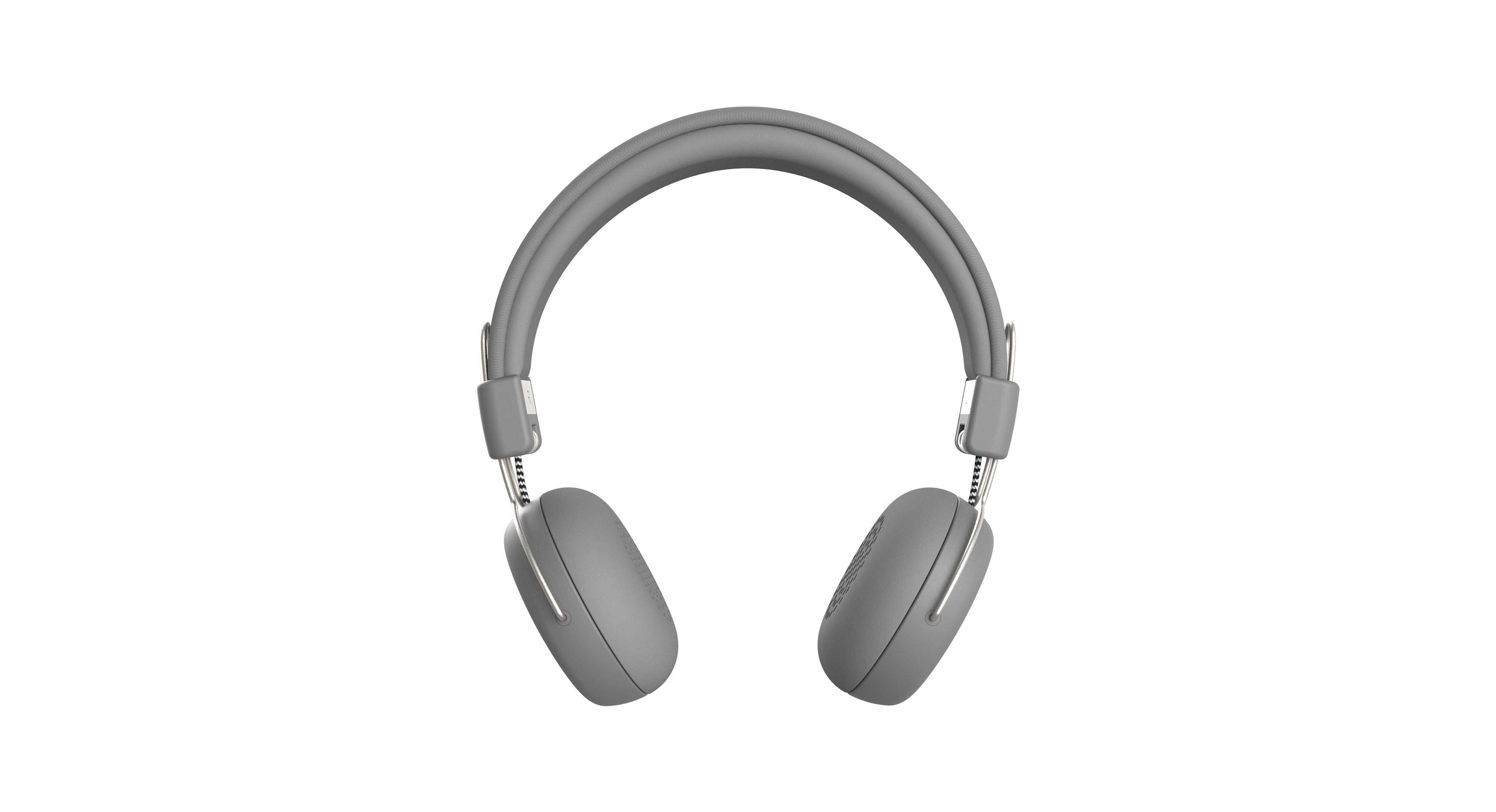 Casque audio bluetooth gris (photo) Casque audio bluetooth gris