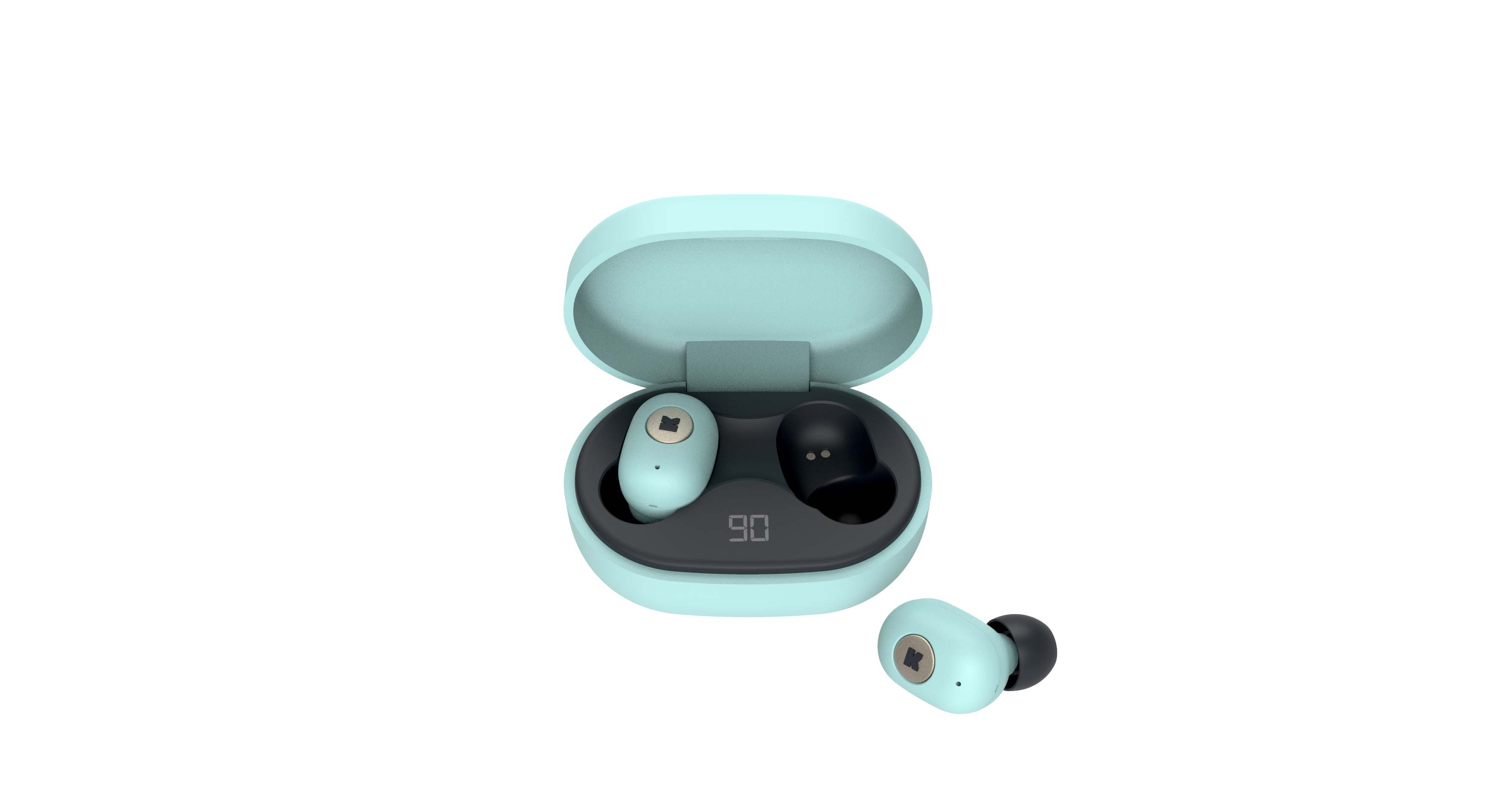Écouteurs bluetooth TWS vert d'eau Écouteurs bluetooth TWS vert d'eau