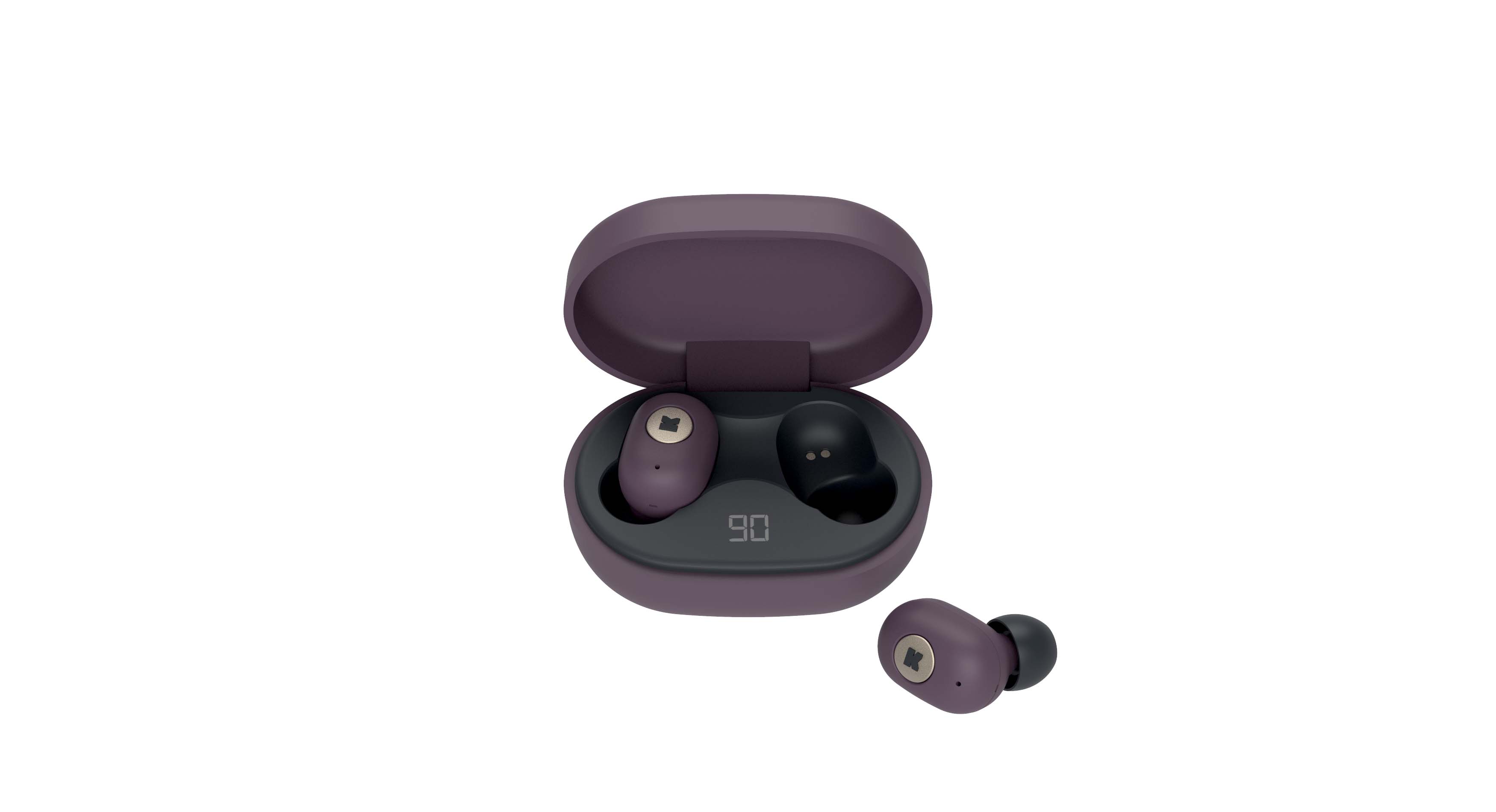 Écouteurs bluetooth TWS violet Écouteurs bluetooth TWS violet