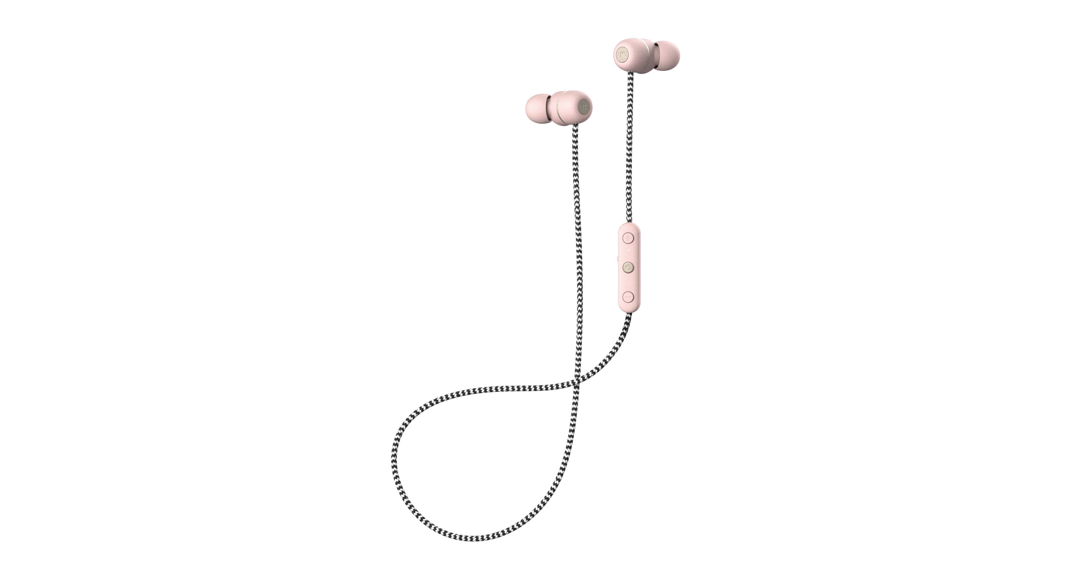 Écouteurs bluetooth 8 heures d'autonomie rose (photo) Écouteurs bluetooth 8 heures d'autonomie rose