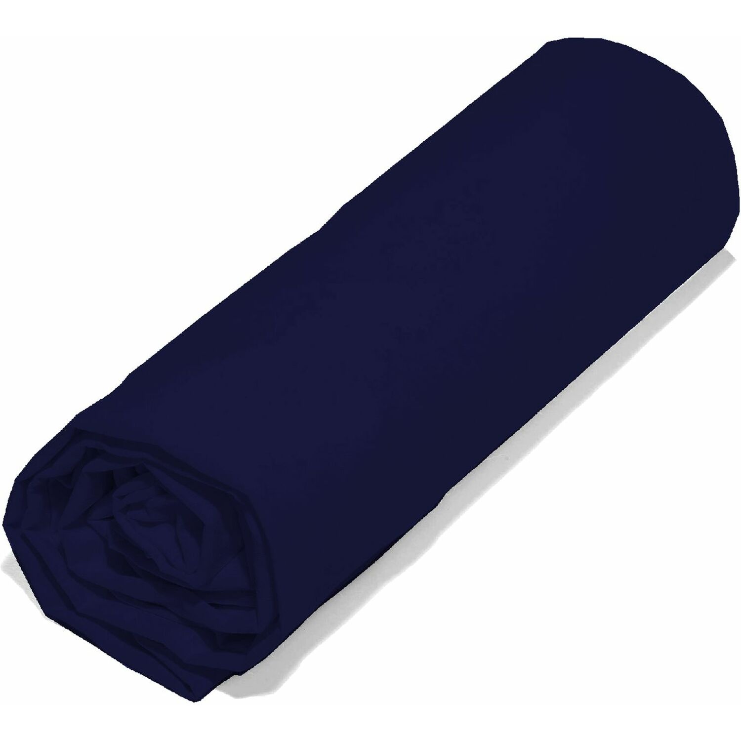 Drap Housse coton bleu 140x200 cm (photo) Drap Housse coton bleu 140x200 cm