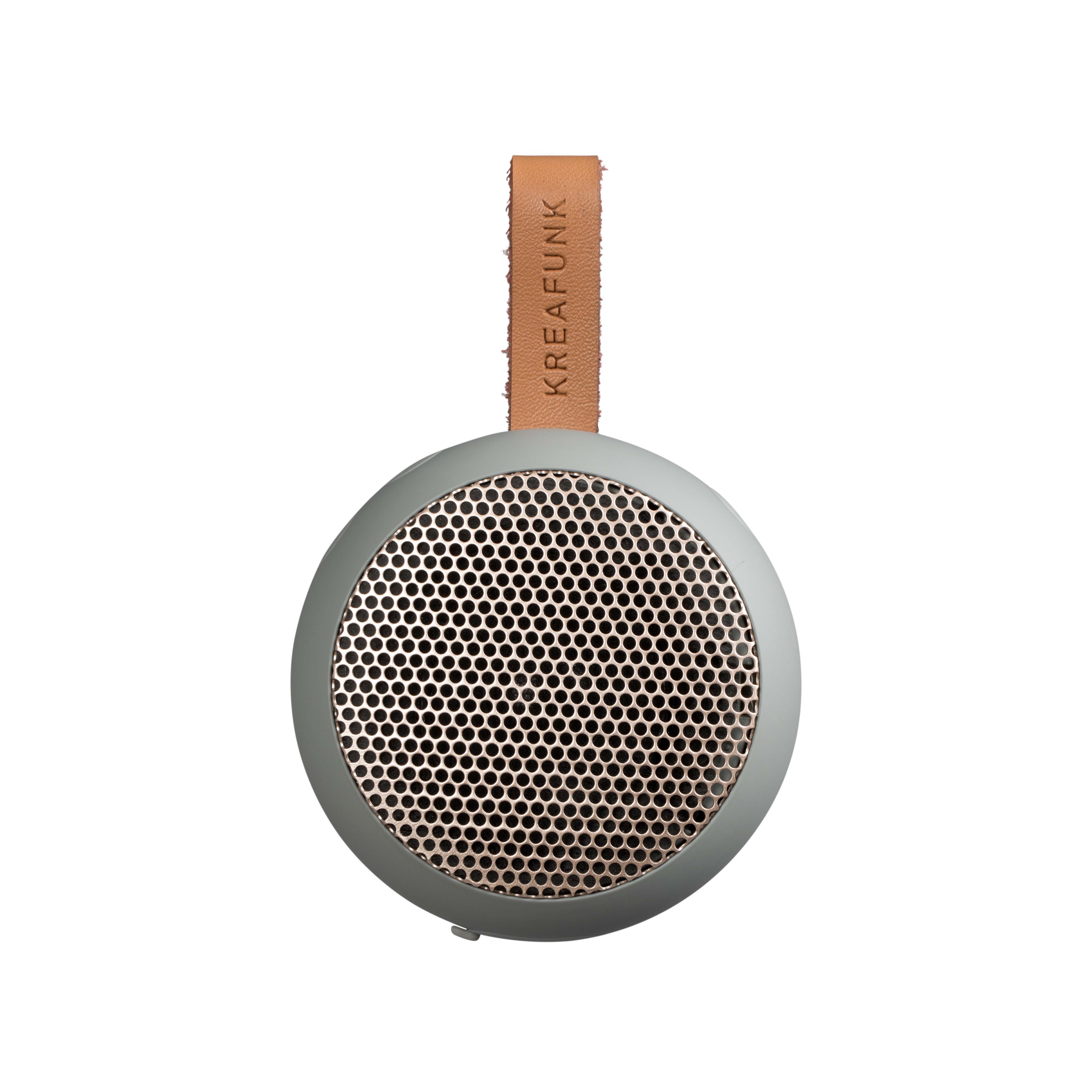Enceinte portable 5.0 bluetooth rose et gris Enceinte portable 5.0 bluetooth rose et gris