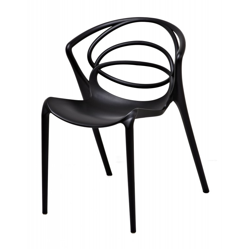 Lot 4 chaises de designers confort noires