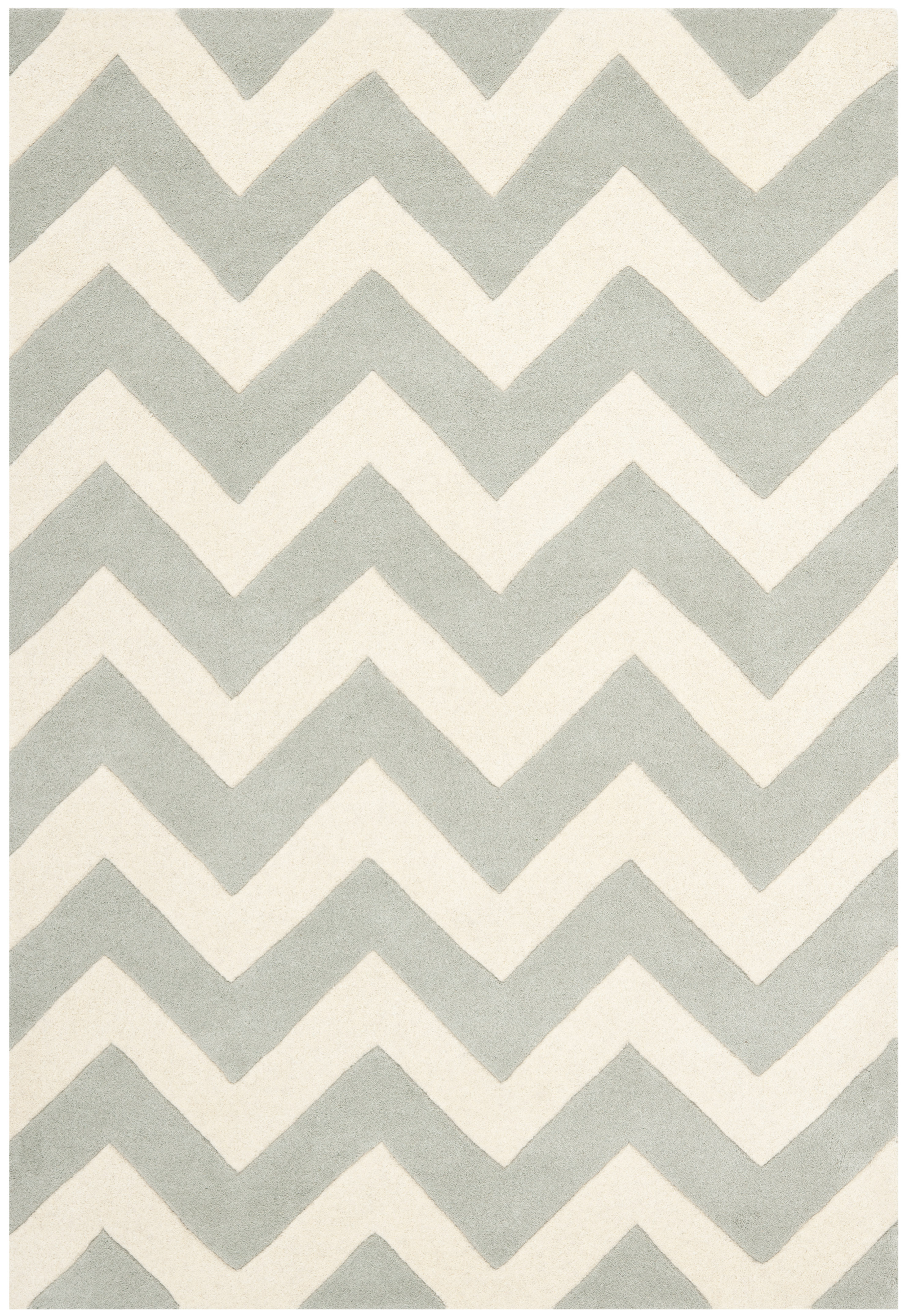 Tapis de salon interieur en gris & ivoire, 152 x 244 cm Tapis de salon interieur en gris & ivoire, 152 x 244 cm