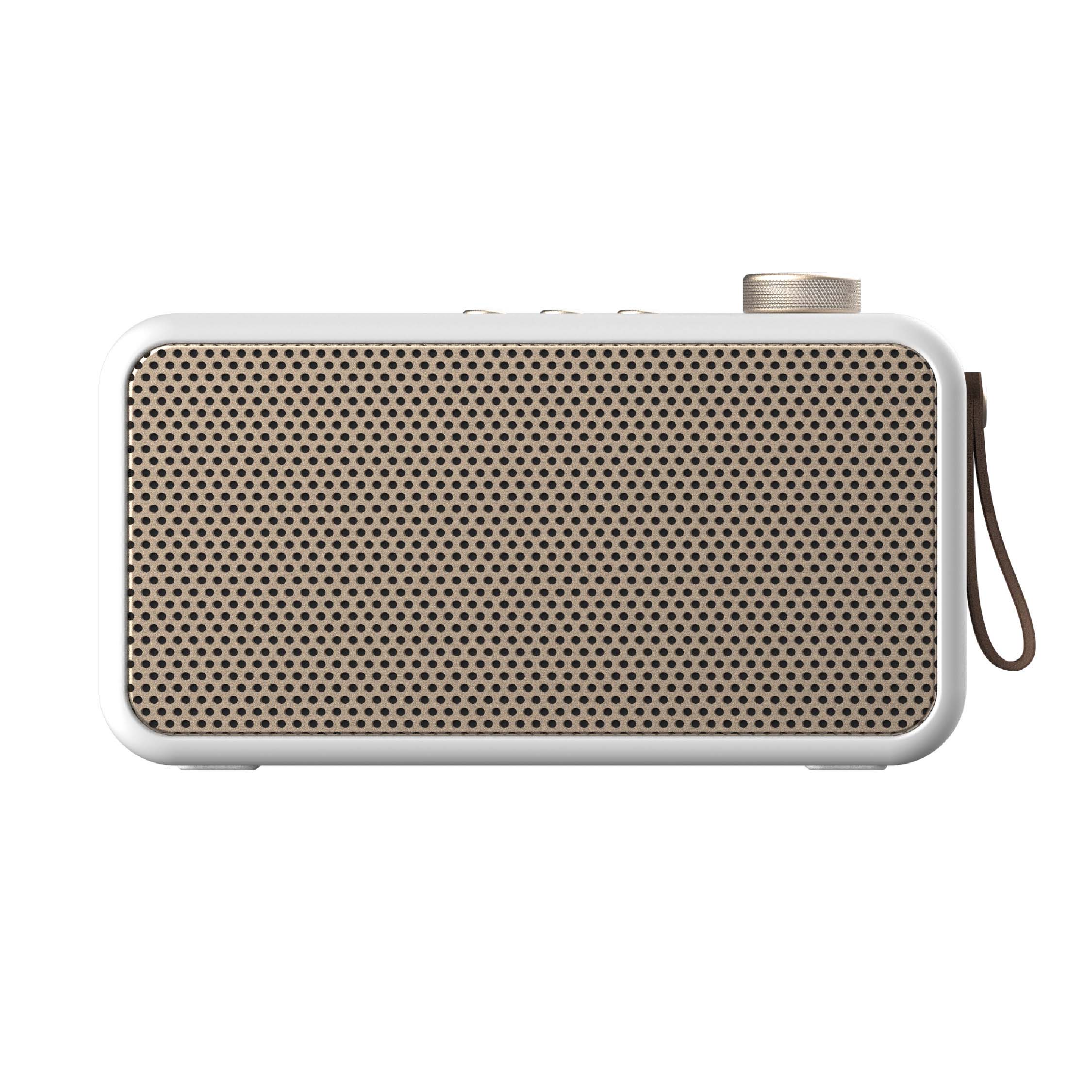 Enceinte bluetooth avec radio FM blanc Enceinte bluetooth avec radio FM blanc