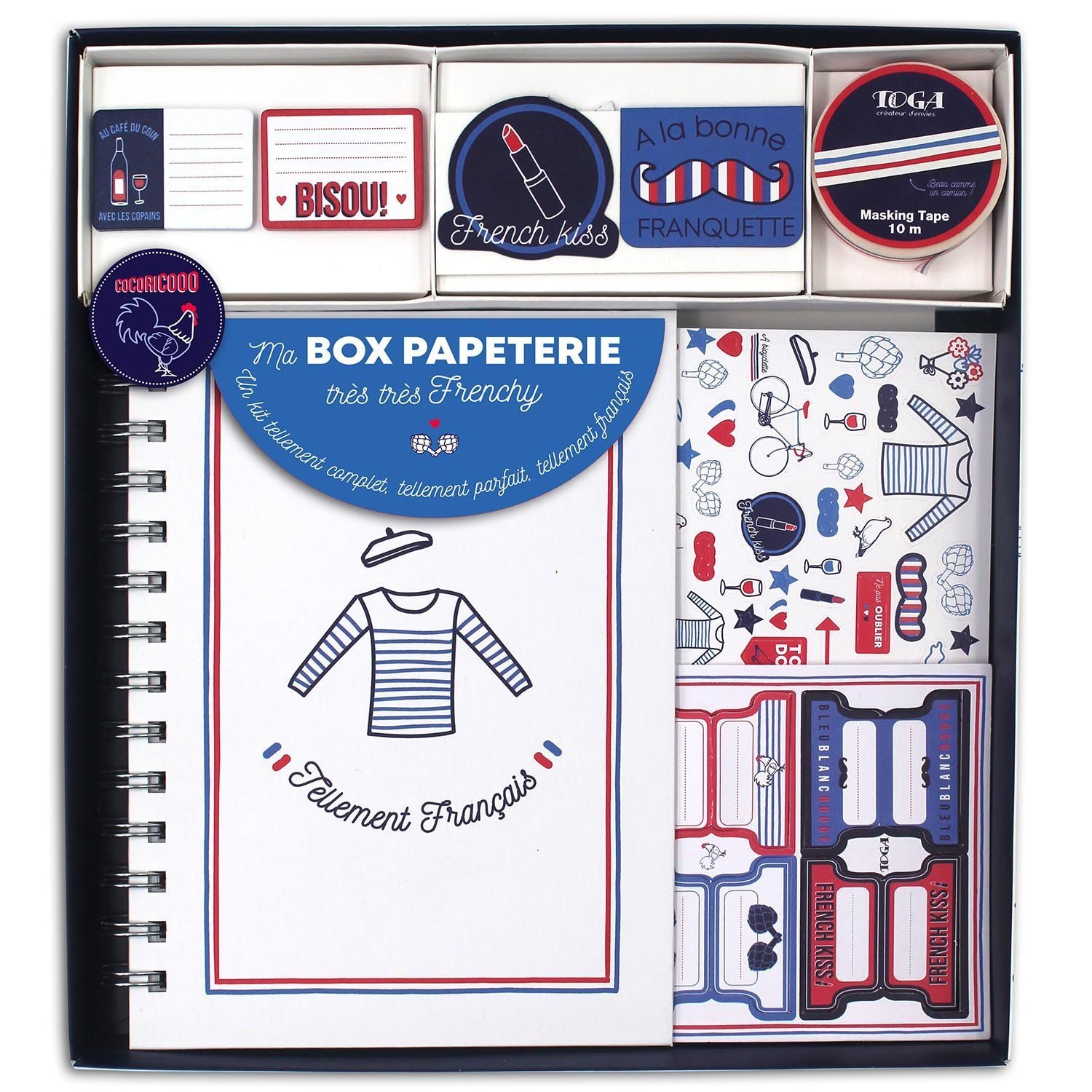Kit carnet ma box papeterie frenchy Kit carnet ma box papeterie frenchy