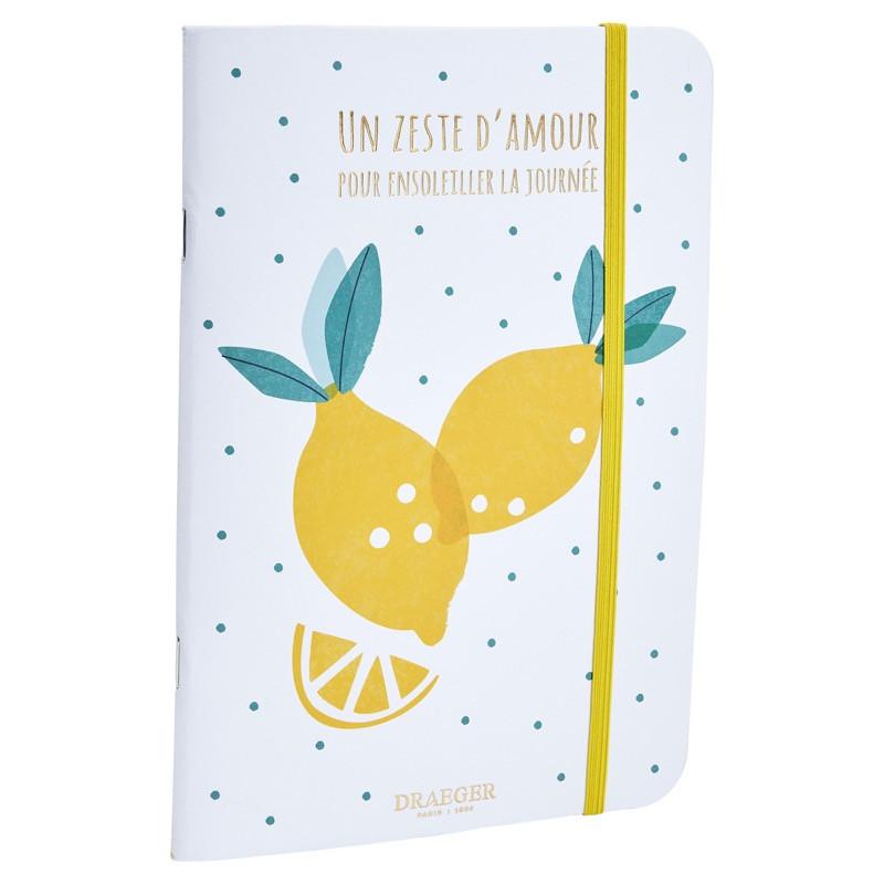 Carnet a5 citrons zeste d'amour Carnet a5 citrons zeste d'amour