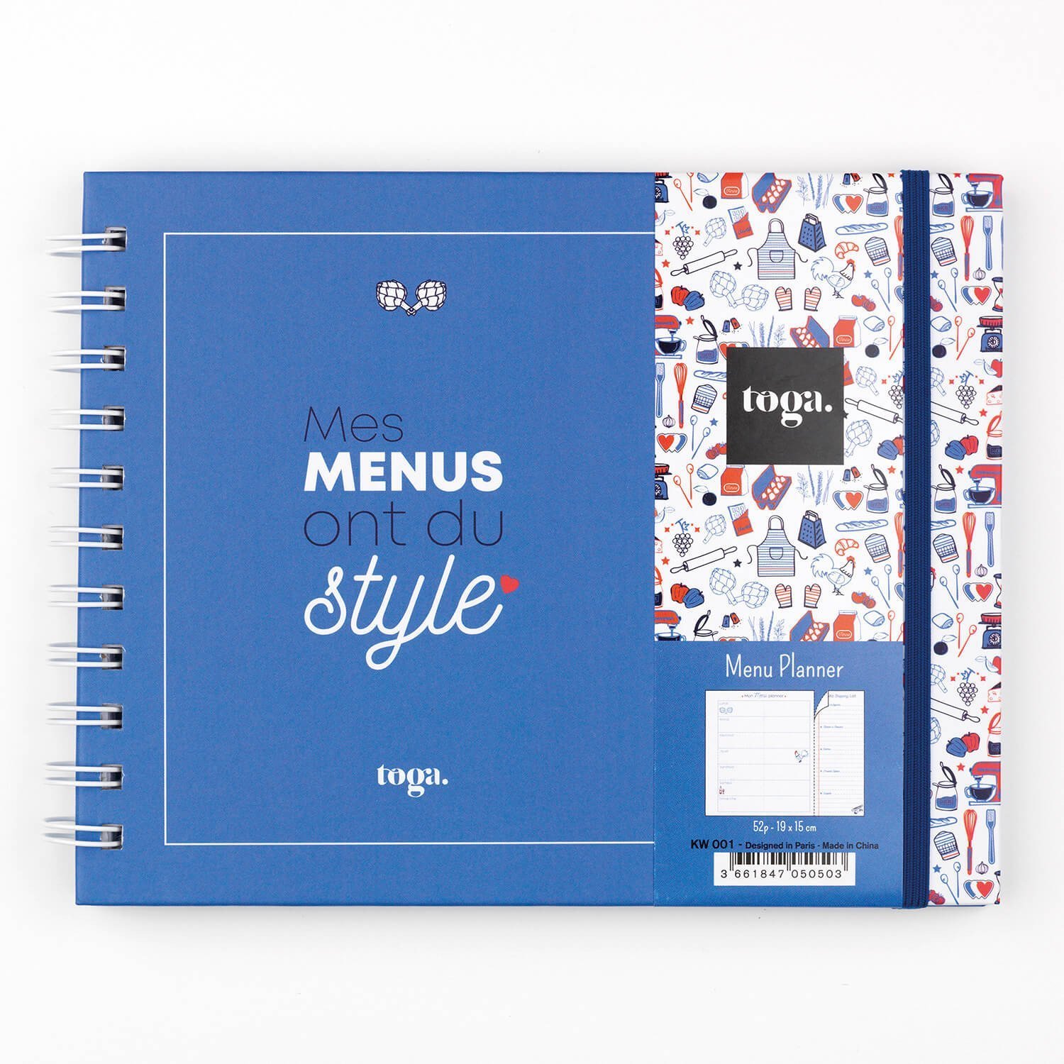 Menu planner mes menus ont du style motif frenchy Menu planner mes menus ont du style motif frenchy