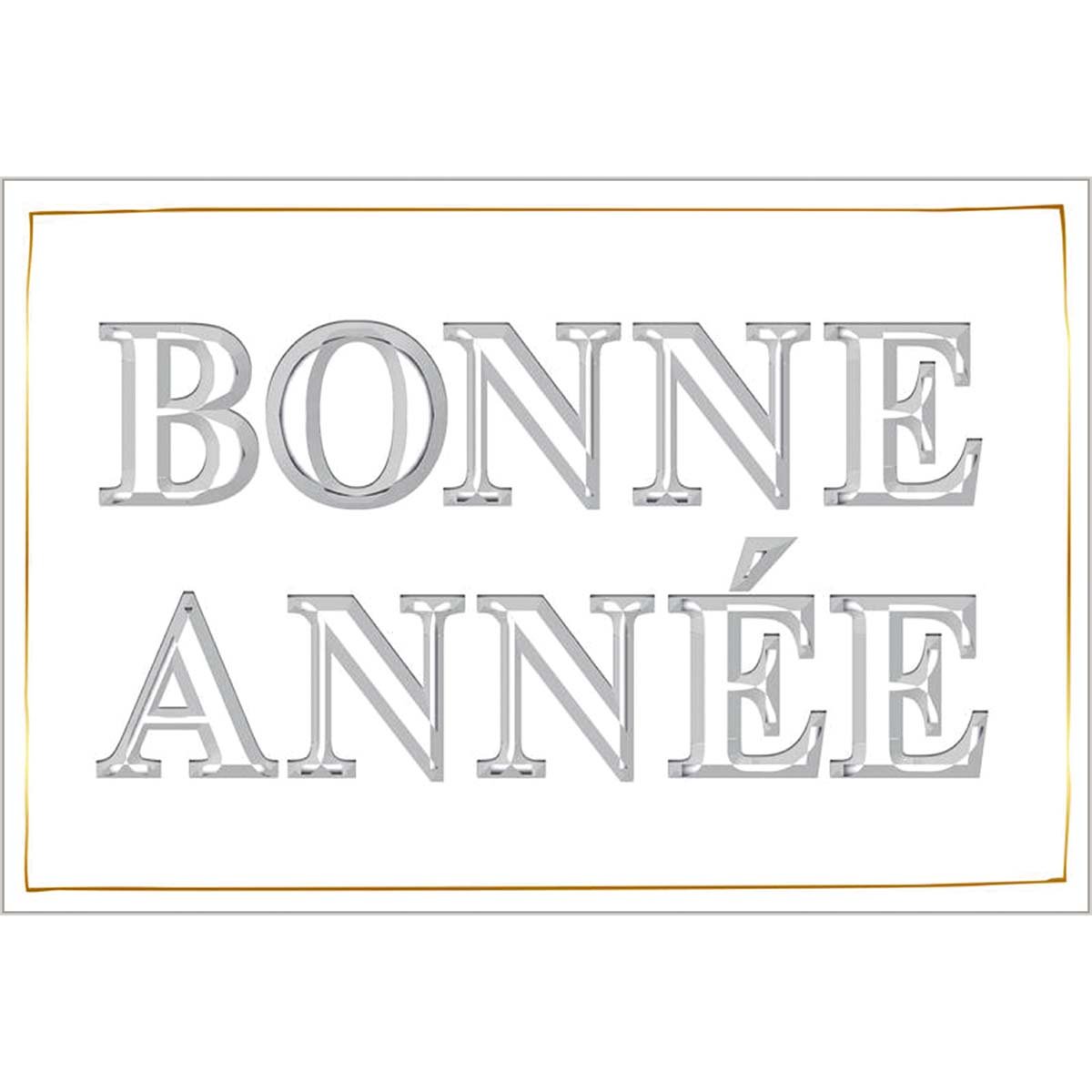 Carte de voeux bonne année (photo) Carte de voeux bonne année