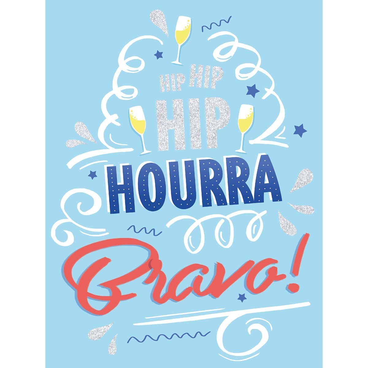 Carte de voeux bravo grand format (photo) Carte de voeux bravo grand format