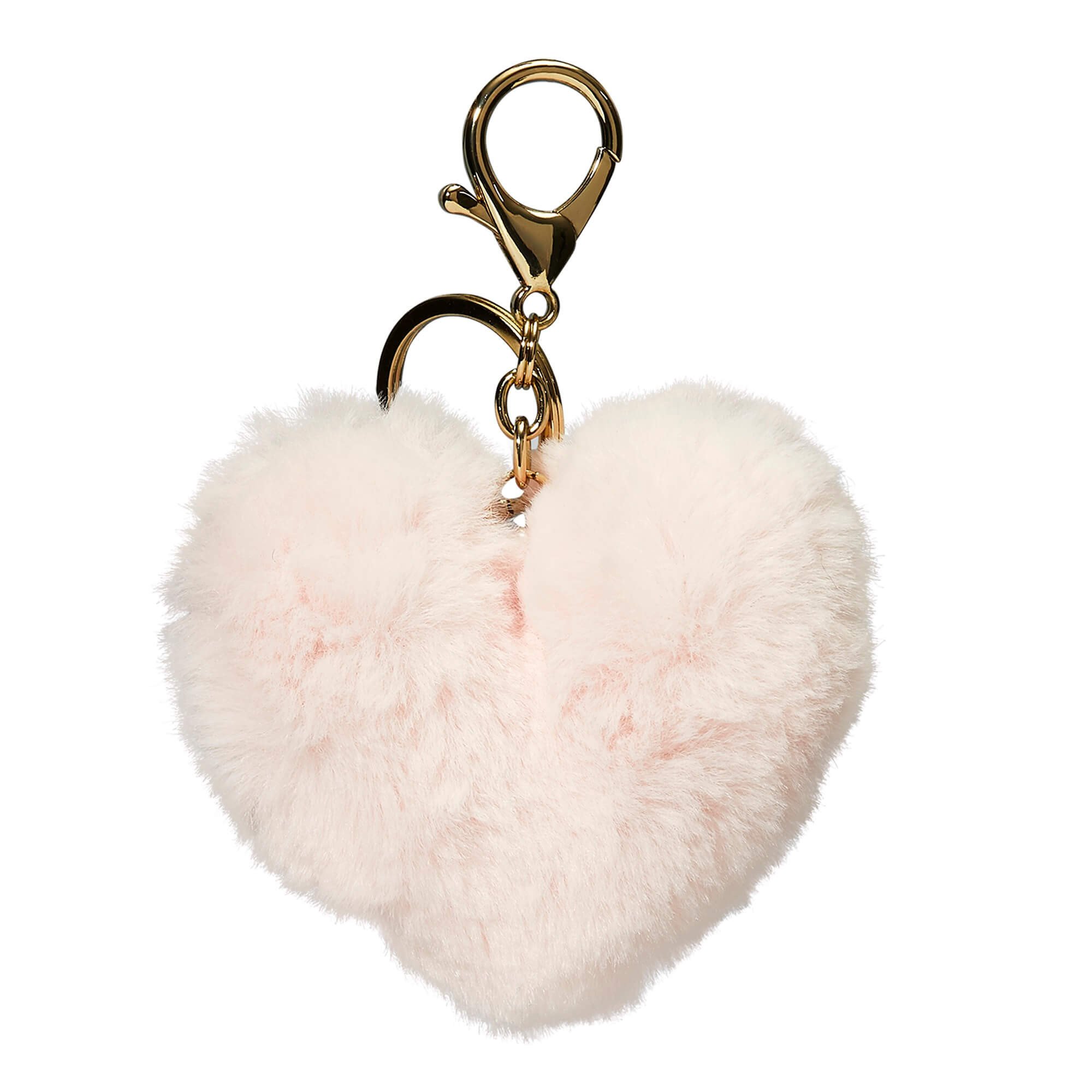Porte-clés peluche coeur rose Porte-clés peluche coeur rose