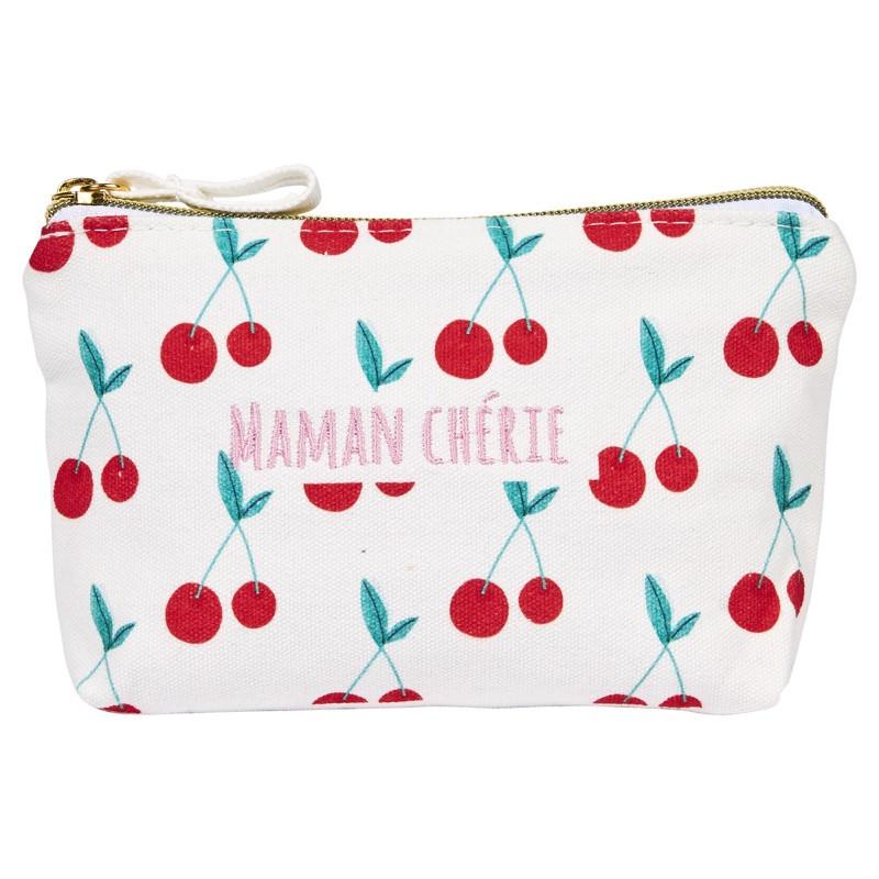 Pochette coton maman chérie Pochette coton maman chérie