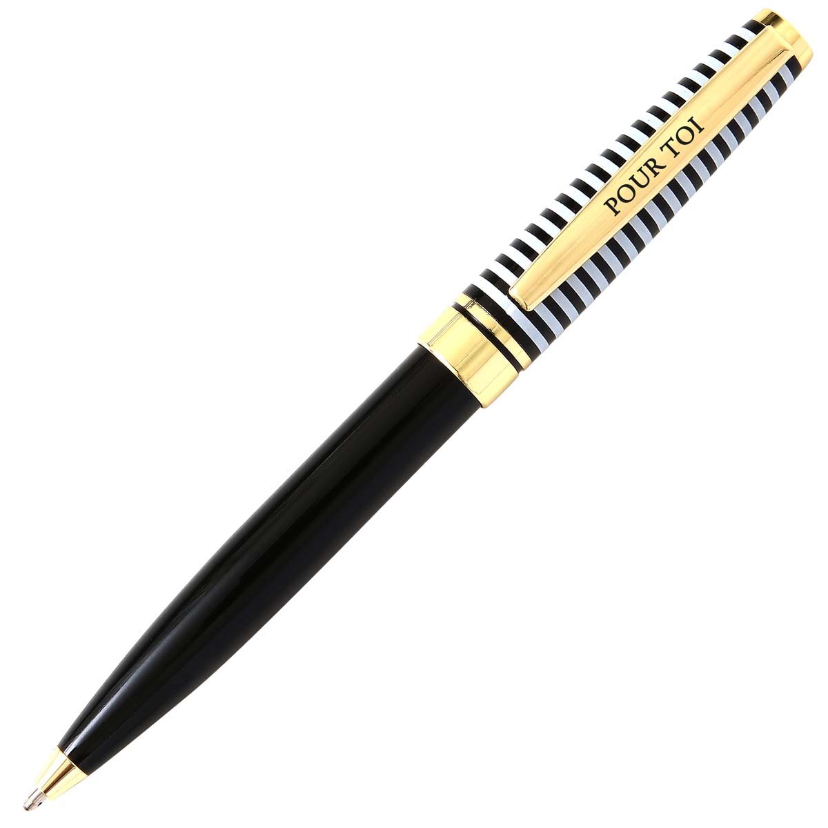 Stylo bille noir rétractable pour toi Stylo bille noir rétractable pour toi