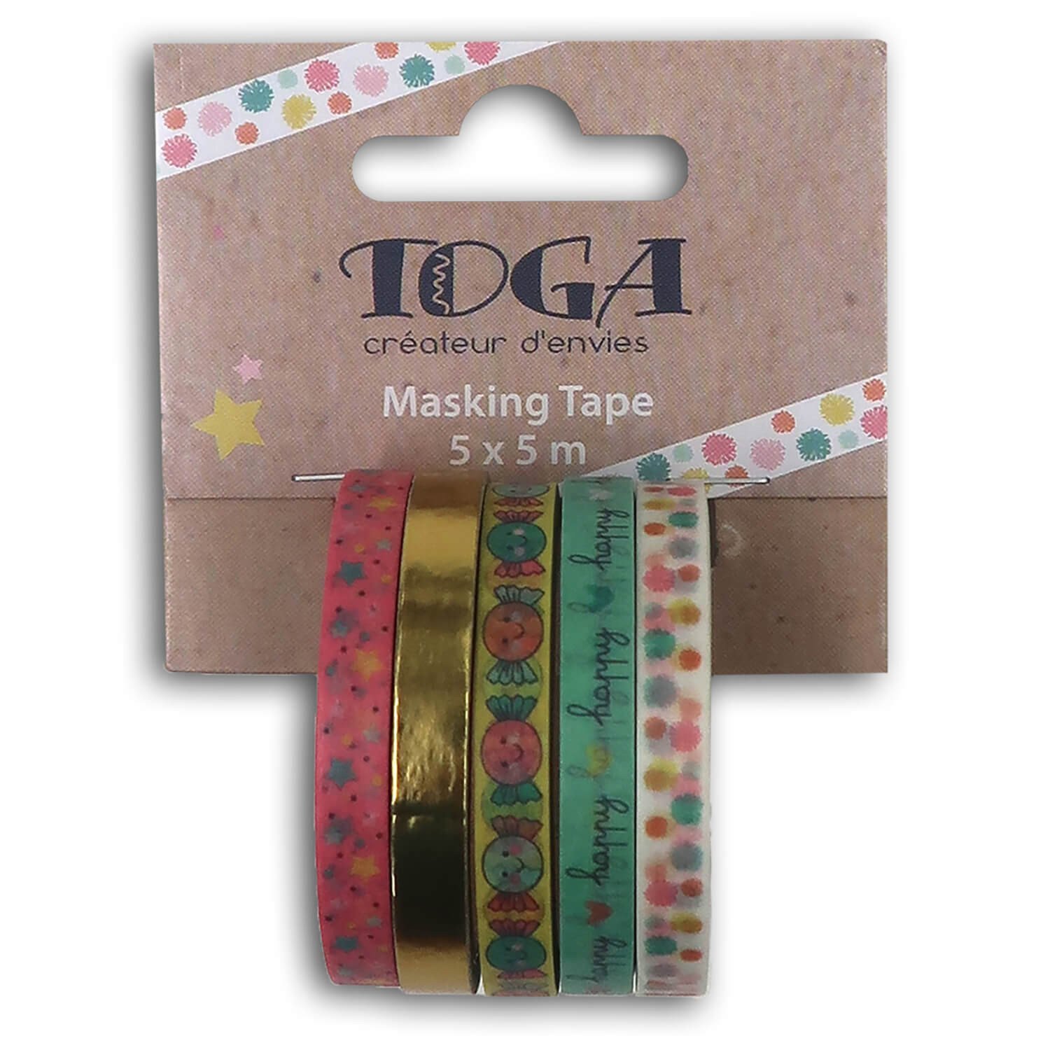 Mini masking tape happy days Mini masking tape happy days