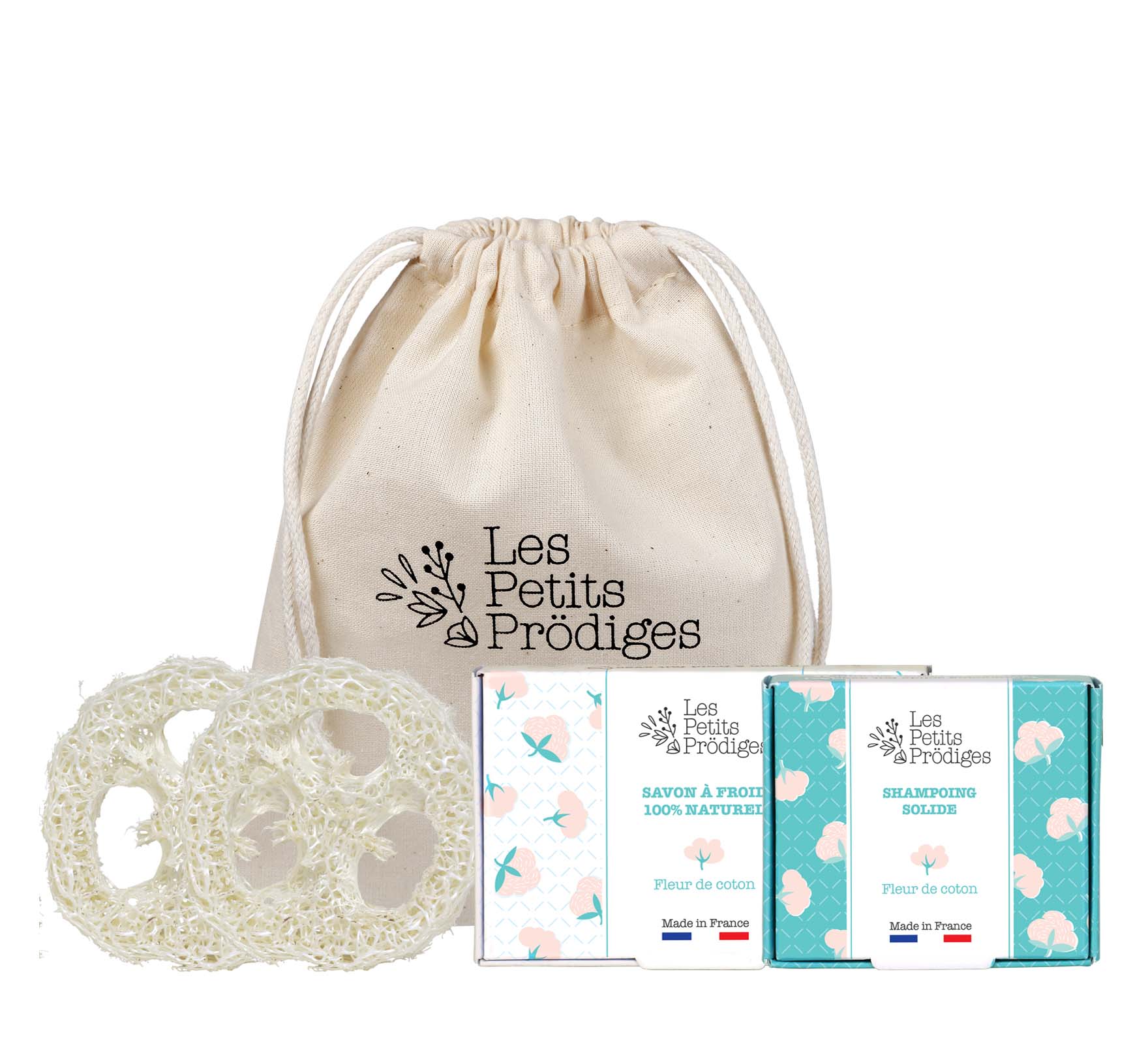 Coffret Duo Shampoing & Savon Fleur de Coton (photo) Coffret Duo Shampoing & Savon Fleur de Coton