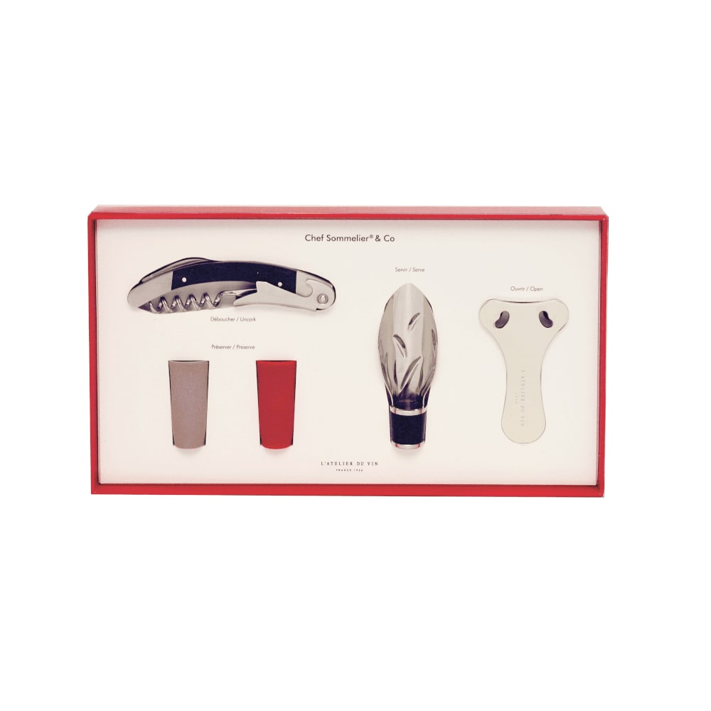 Coffret-cadeau de dégustations écrin rouge Coffret-cadeau de dégustations écrin rouge