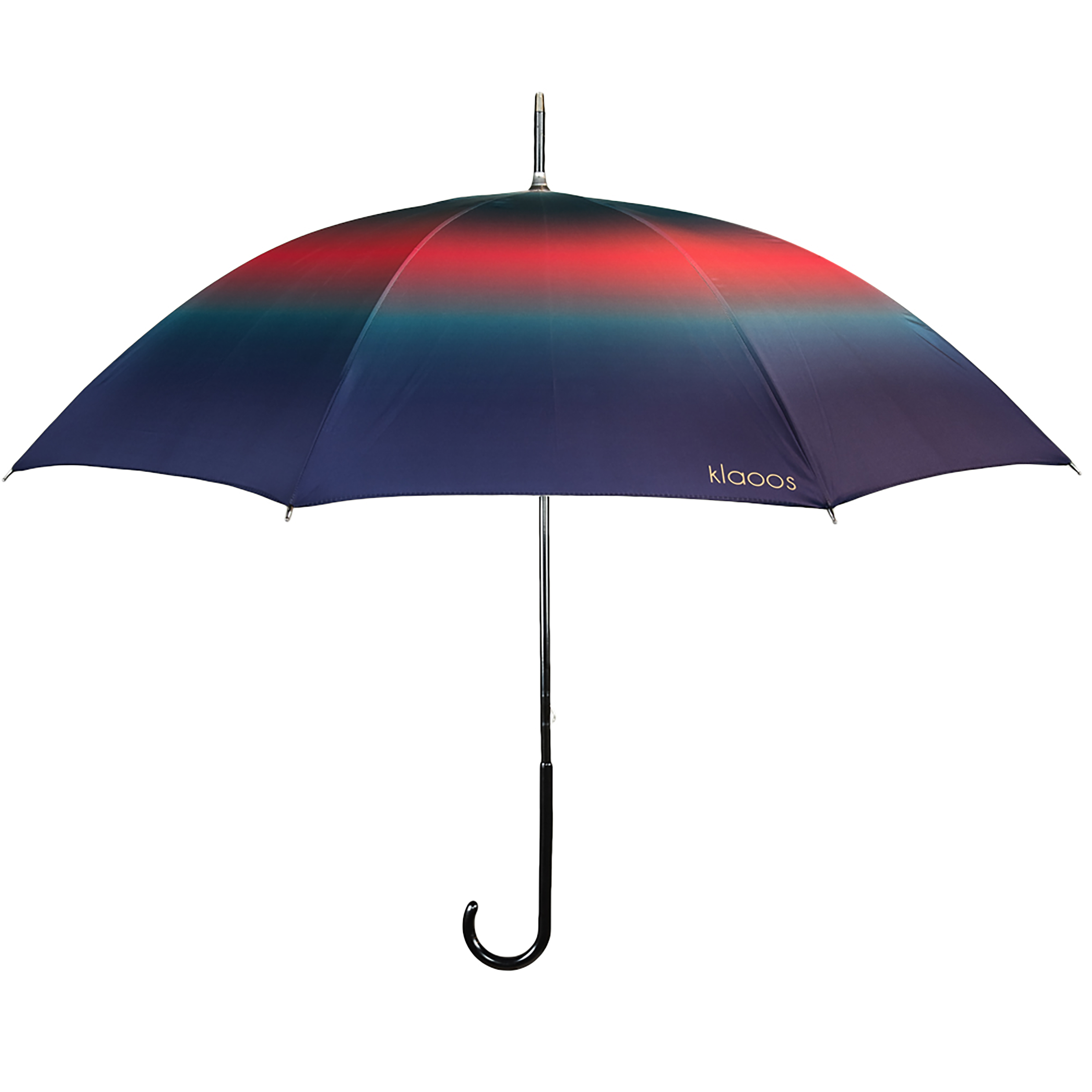 Parapluie en textile recyclé bleu cerise Parapluie en textile recyclé bleu cerise