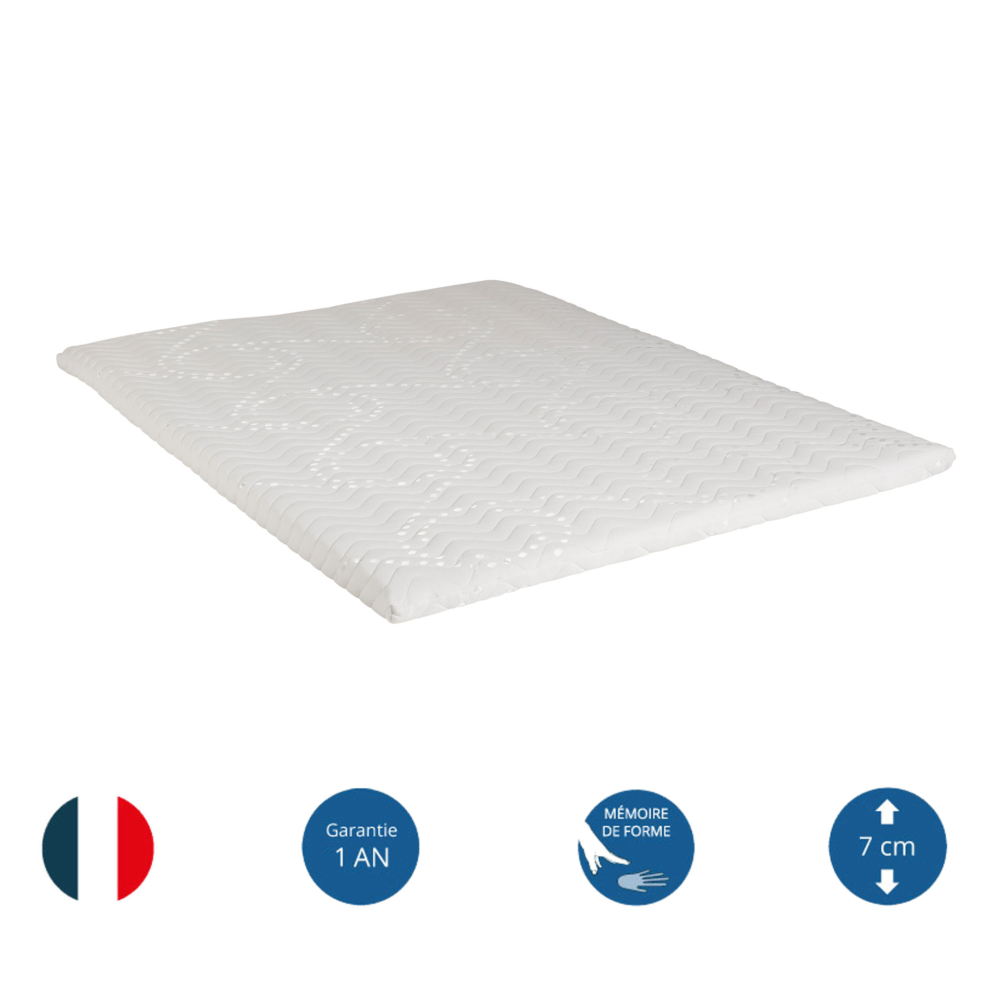 Surmatelas mousse mémoire de forme someo s90 140x200