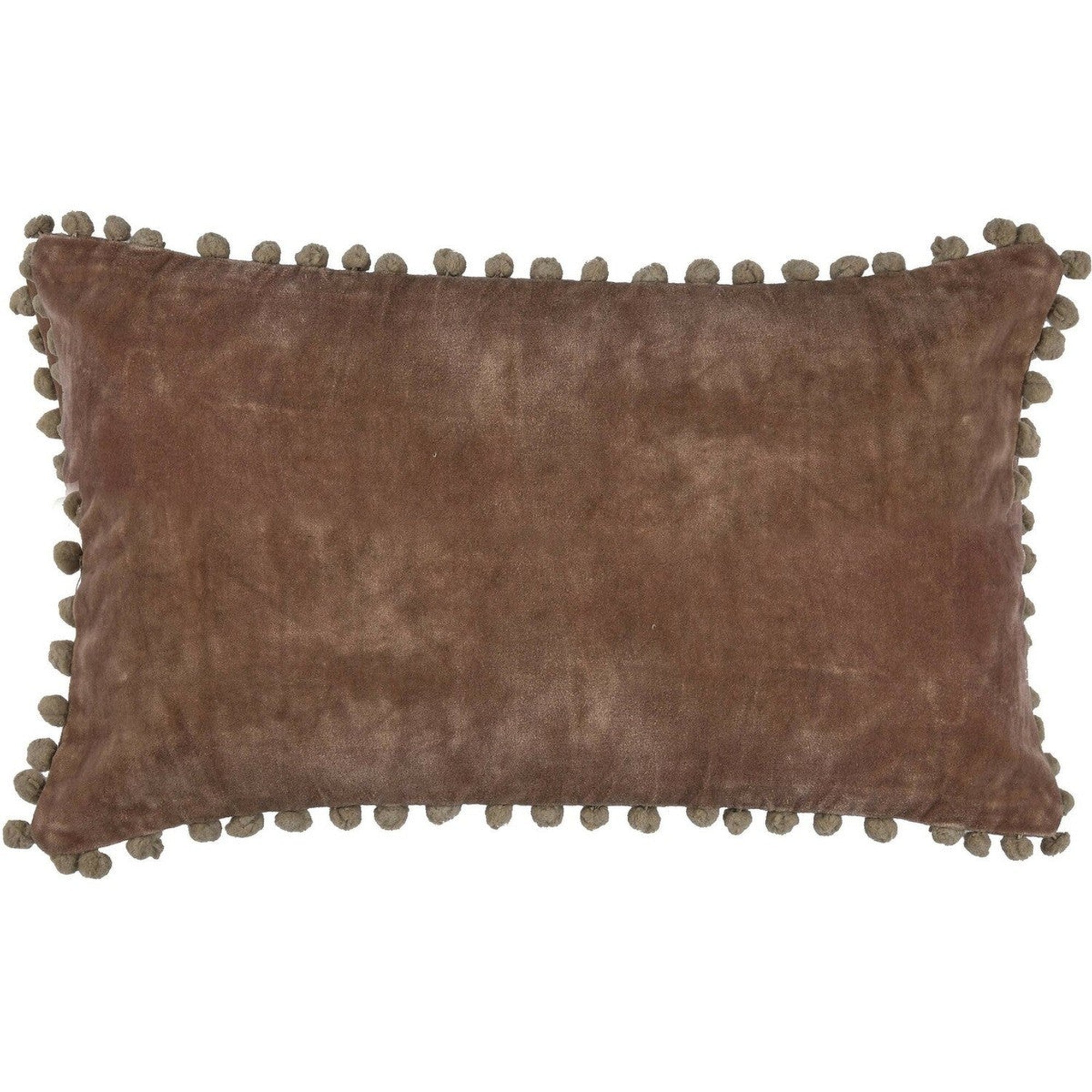 Housse de coussin en velour de coton 50x30 Bois de rose Housse de coussin en velour de coton 50x30 Bois de rose