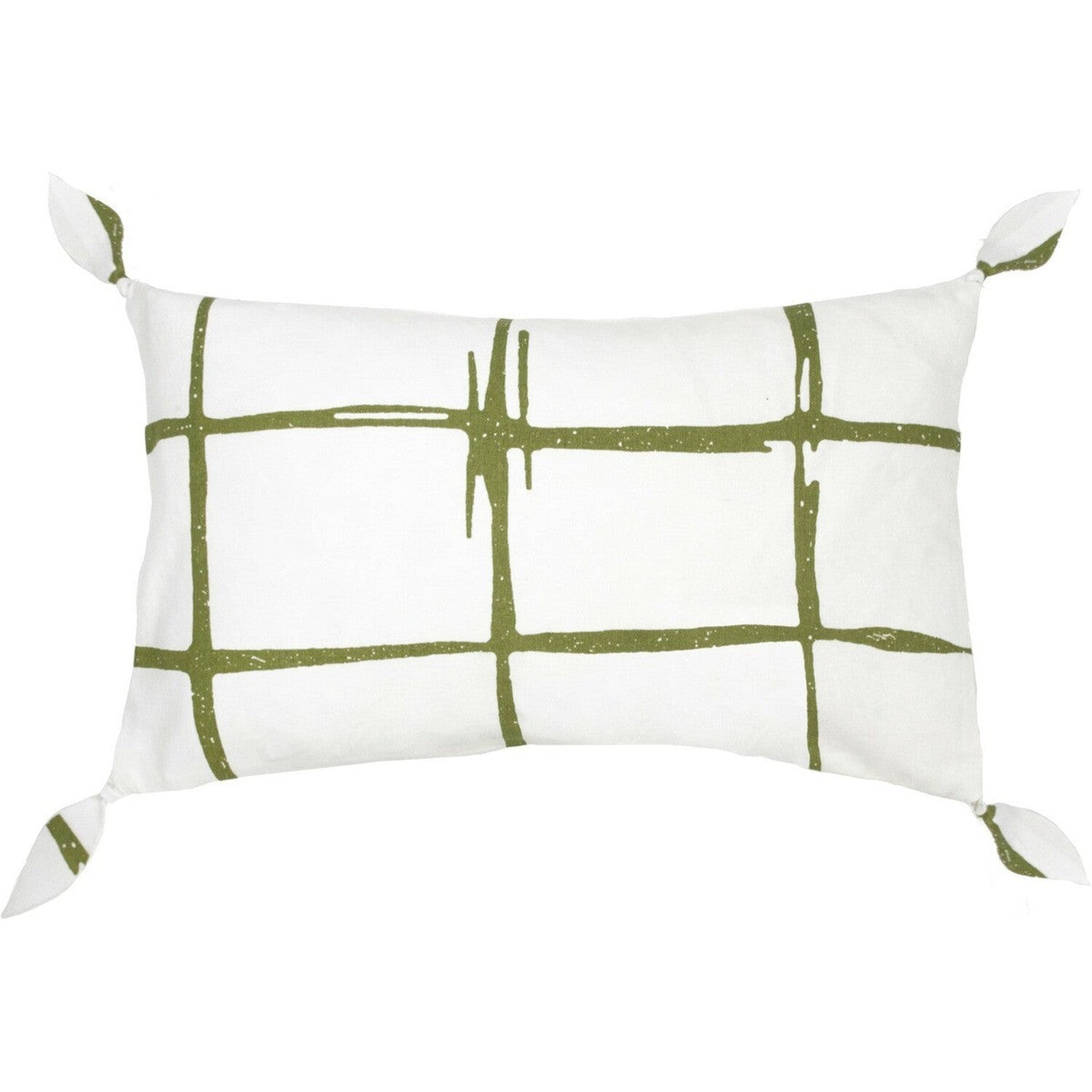 Housse de coussin en coton 50x30 Vert kaki Housse de coussin en coton 50x30 Vert kaki