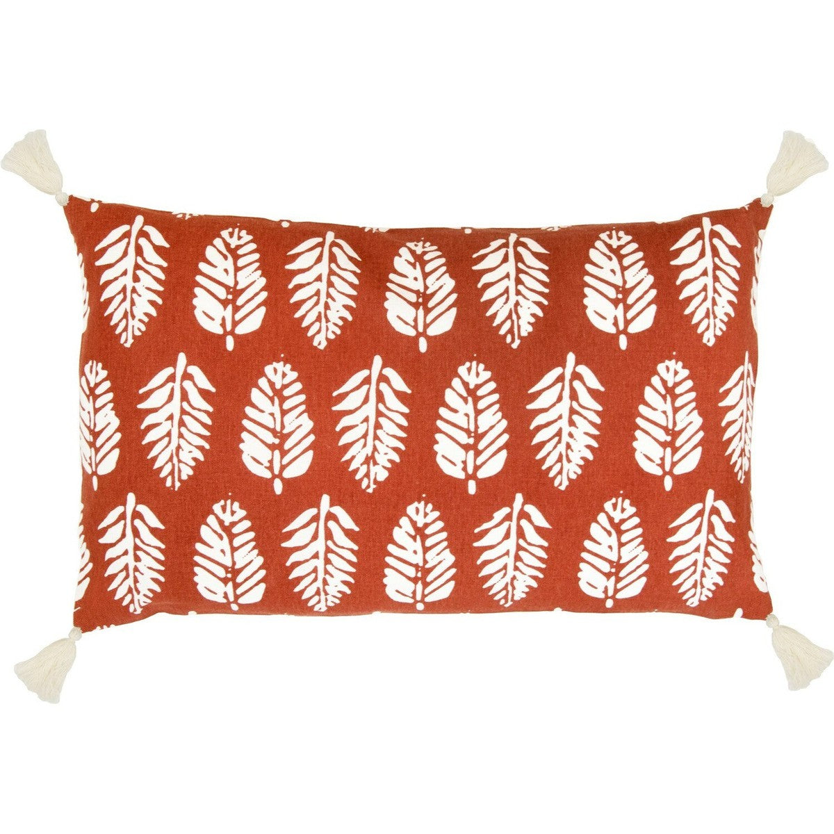 Housse de coussin en coton 50x30 Rouge brique Housse de coussin en coton 50x30 Rouge brique