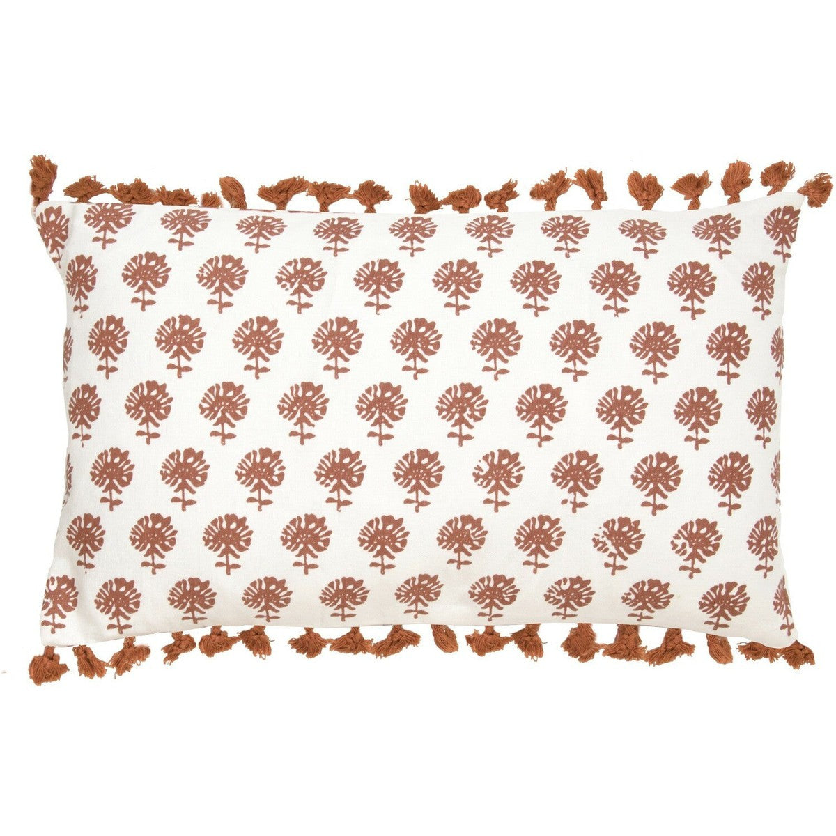 Housse de coussin en coton 50x30 Rouge brique Housse de coussin en coton 50x30 Rouge brique