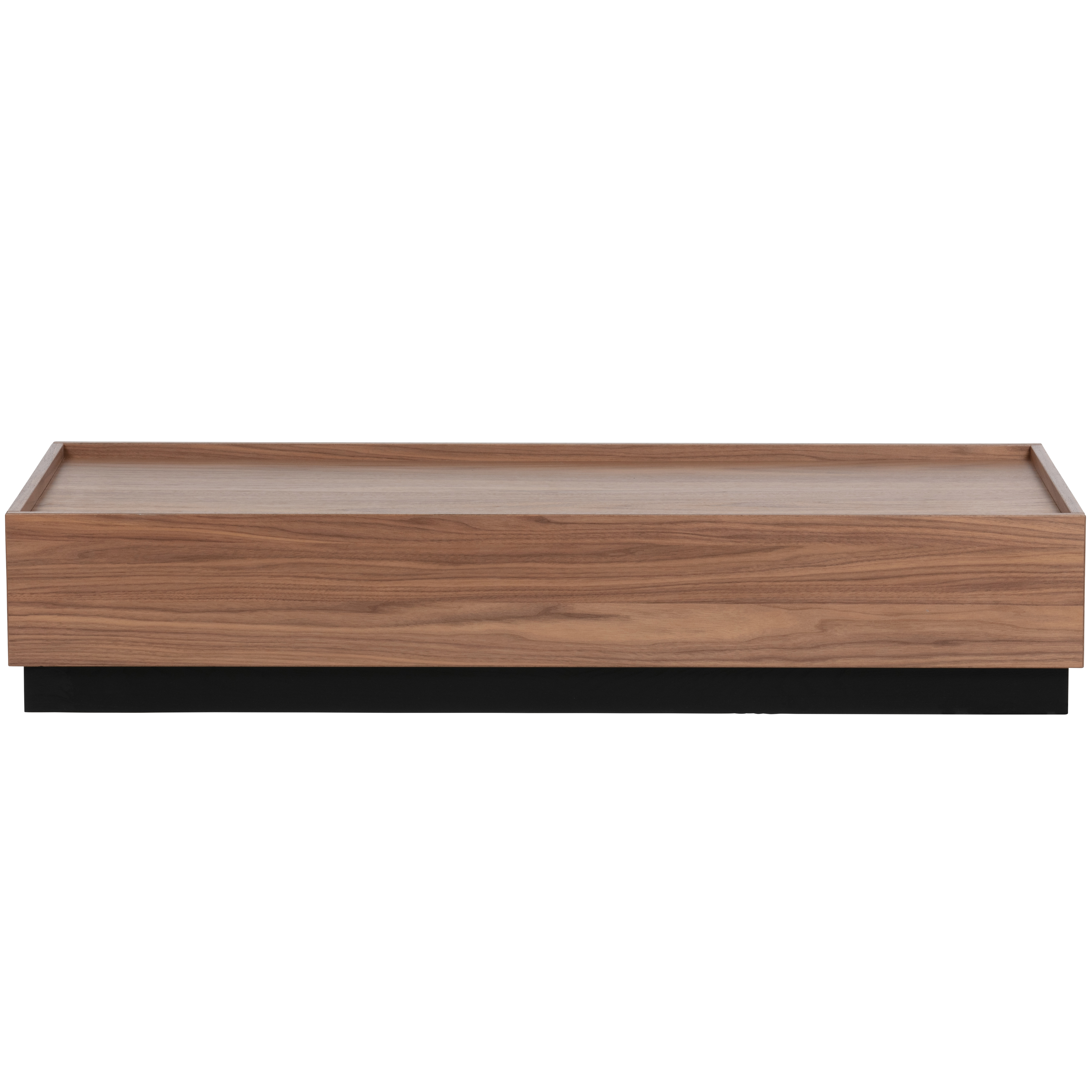 Table basse en bois 135x60cm noyer