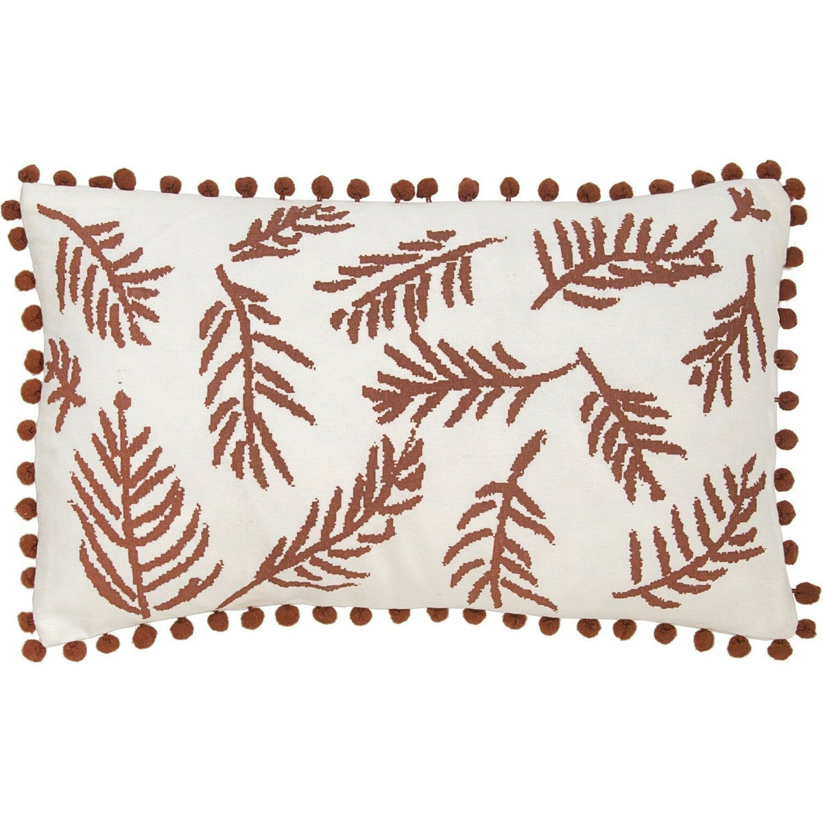 Housse de coussin en coton 50x30 Rouge brique Housse de coussin en coton 50x30 Rouge brique